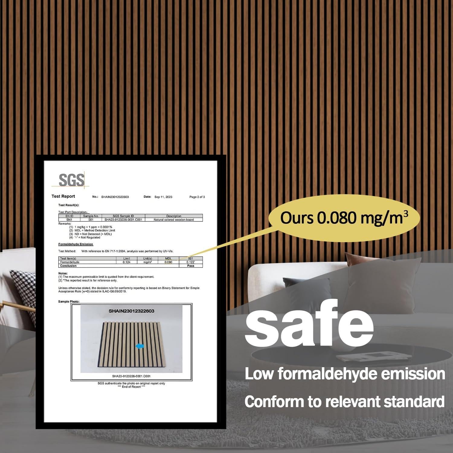 Paneles Acústicos 3D HPINUB Madera de Nogal 60x120cm 2 Pcs