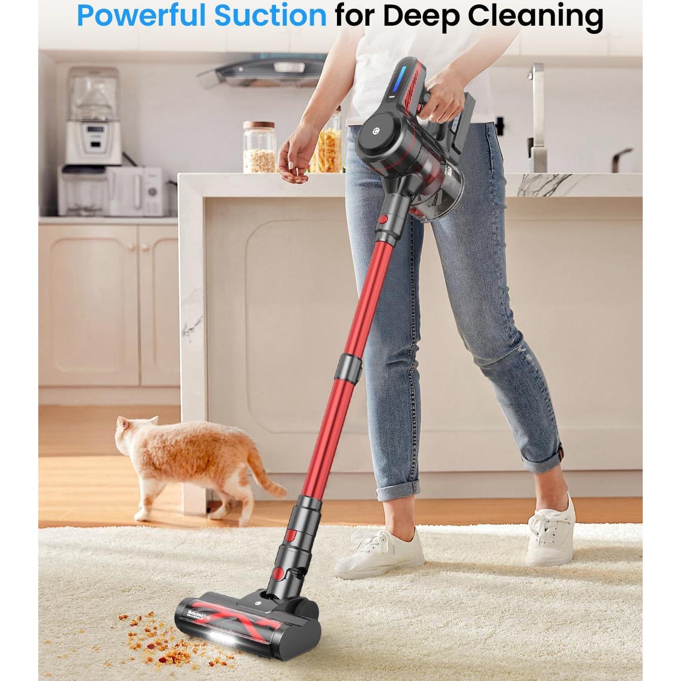 Aspiradora Inalámbrica CHEBIO A16 2 en 1 45 Minutos Succión 28KPa