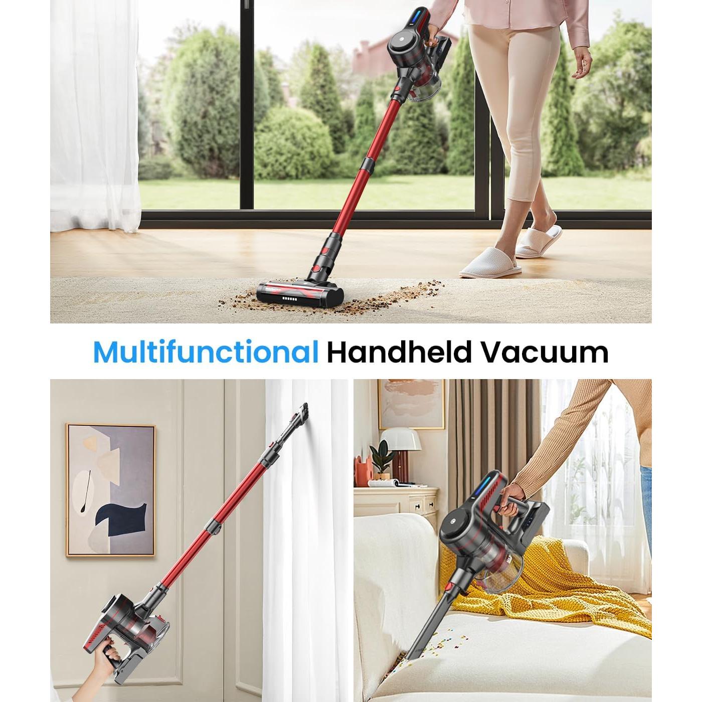 Aspiradora Inalámbrica CHEBIO A16 2 en 1 45 Minutos Succión 28KPa