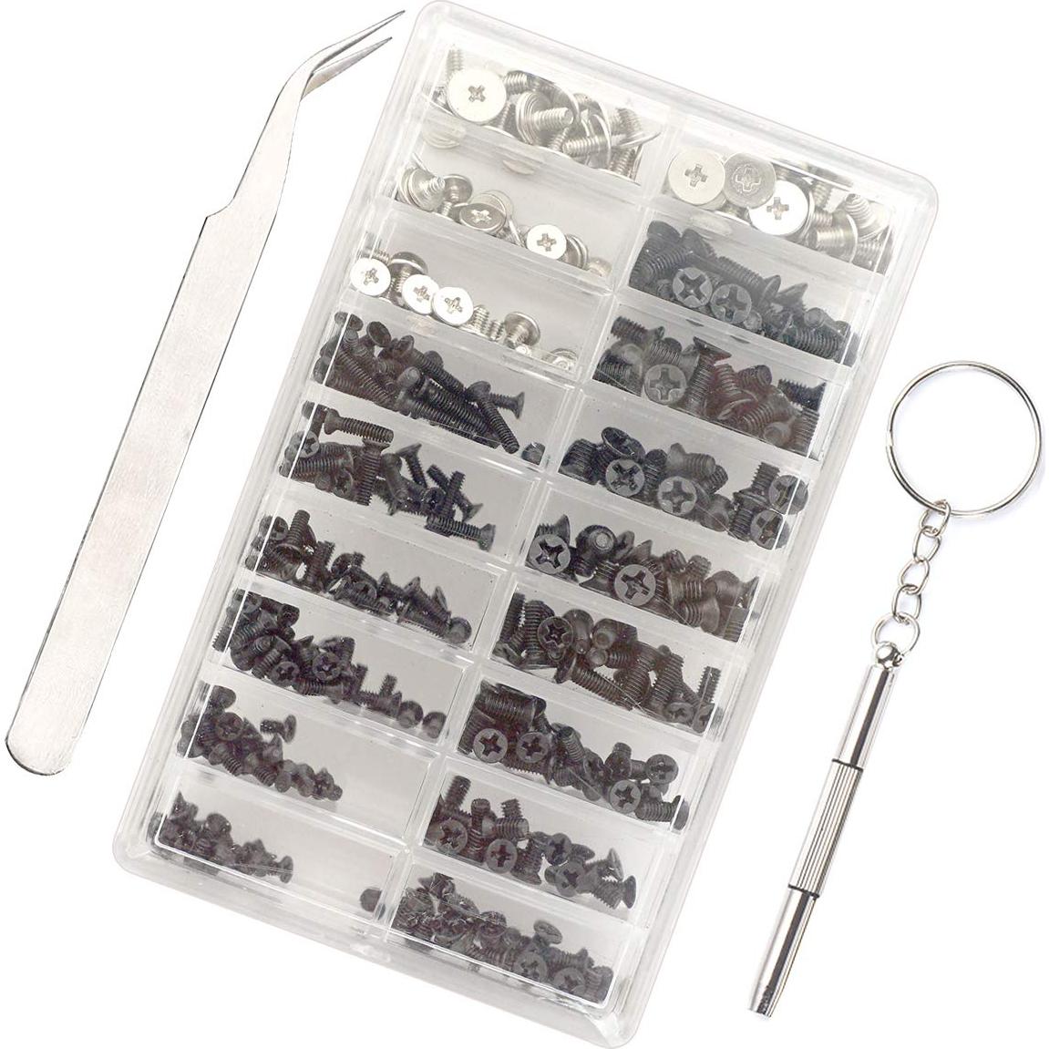 Juego de Tornillos Akuoly 355 Piezas M2 M2.5 M3 para Laptop