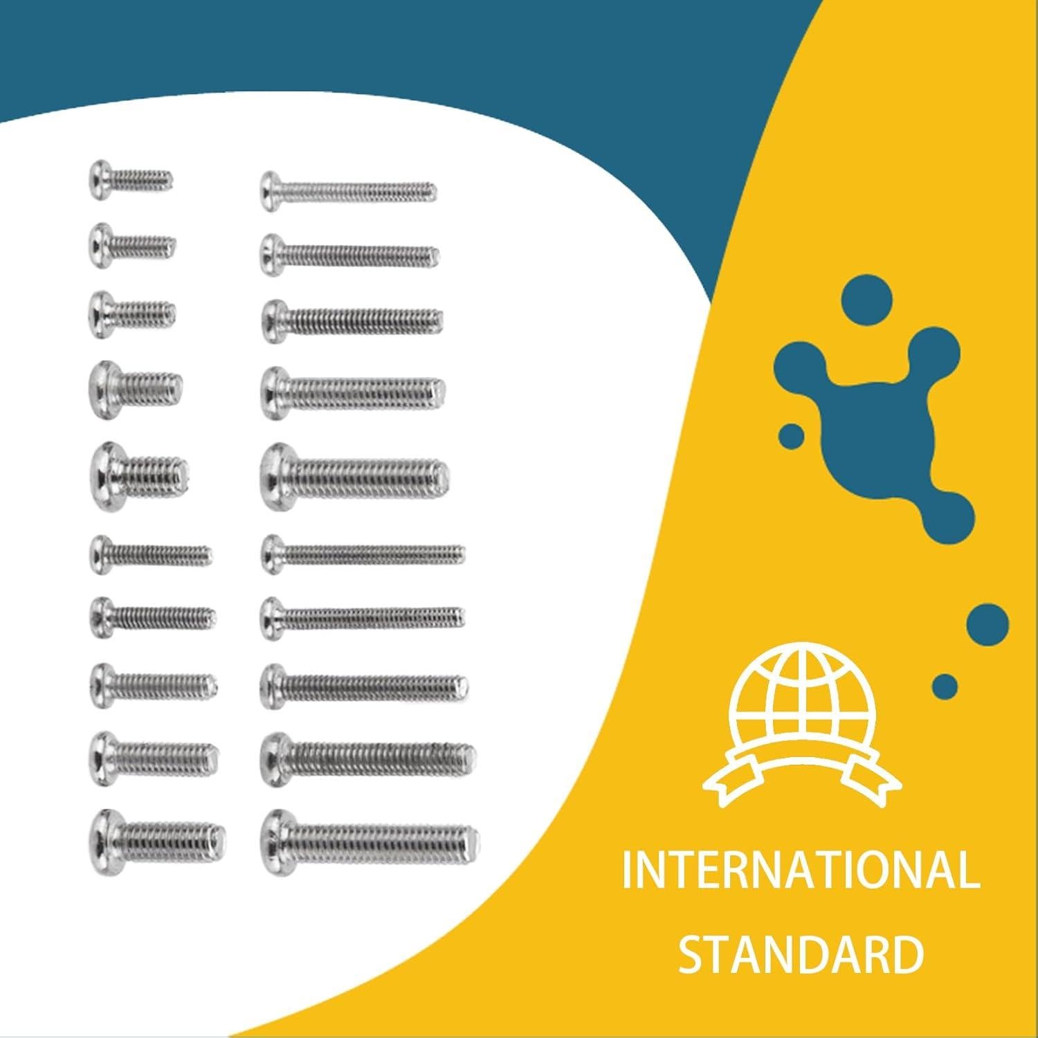 Kit de 1000 Tornillos Pequeños M1.6 M1.7 M2 M2.5 M3 WSLLM
