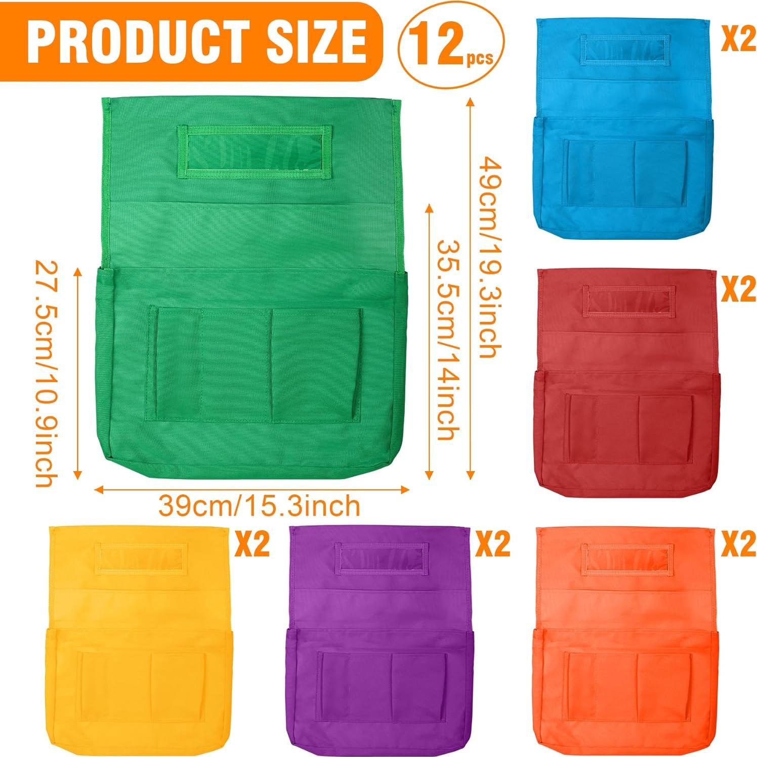 Organizador de Respaldo de Silla Phepetroll 12 PCS Multicolor