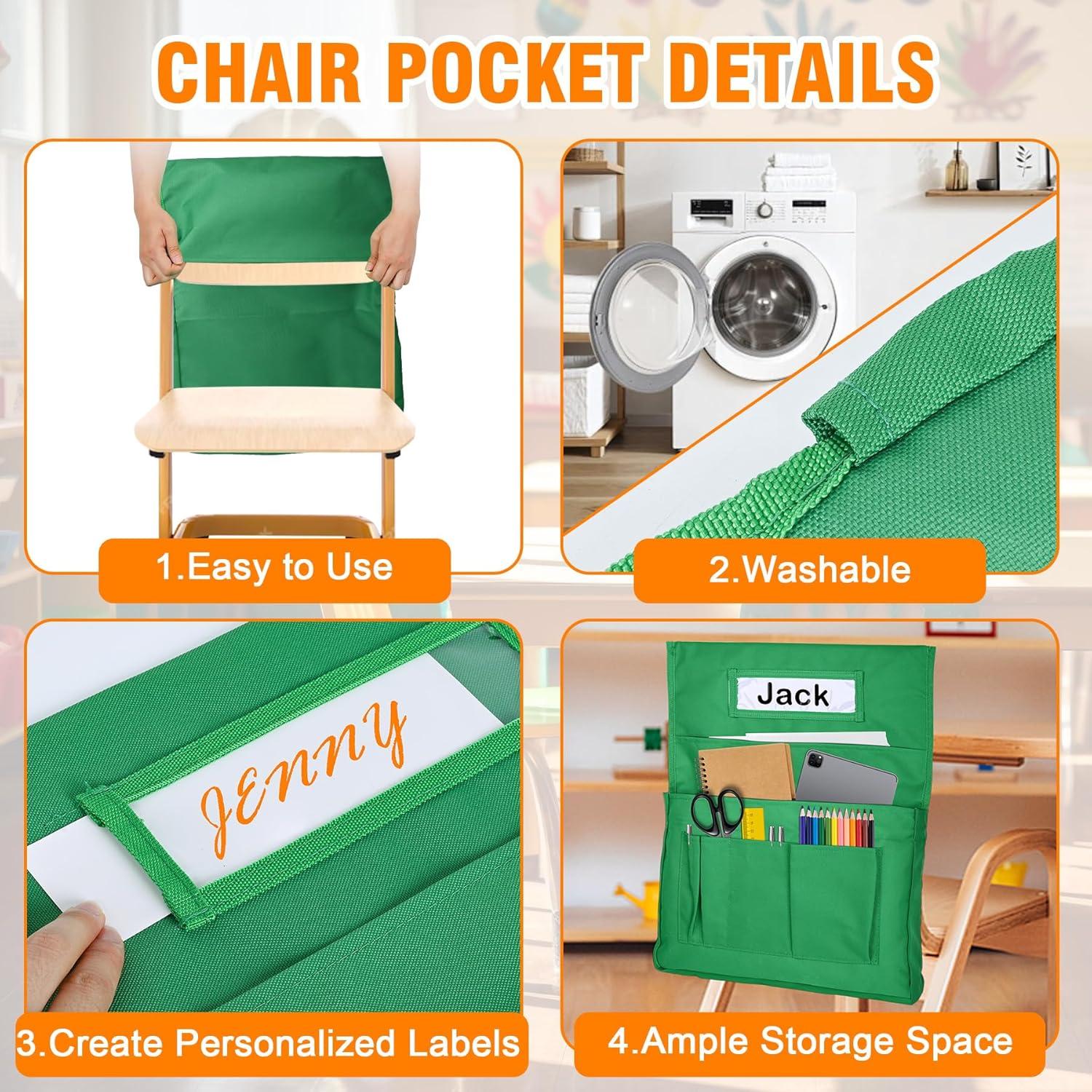 Organizador de Respaldo de Silla Phepetroll 12 PCS Multicolor