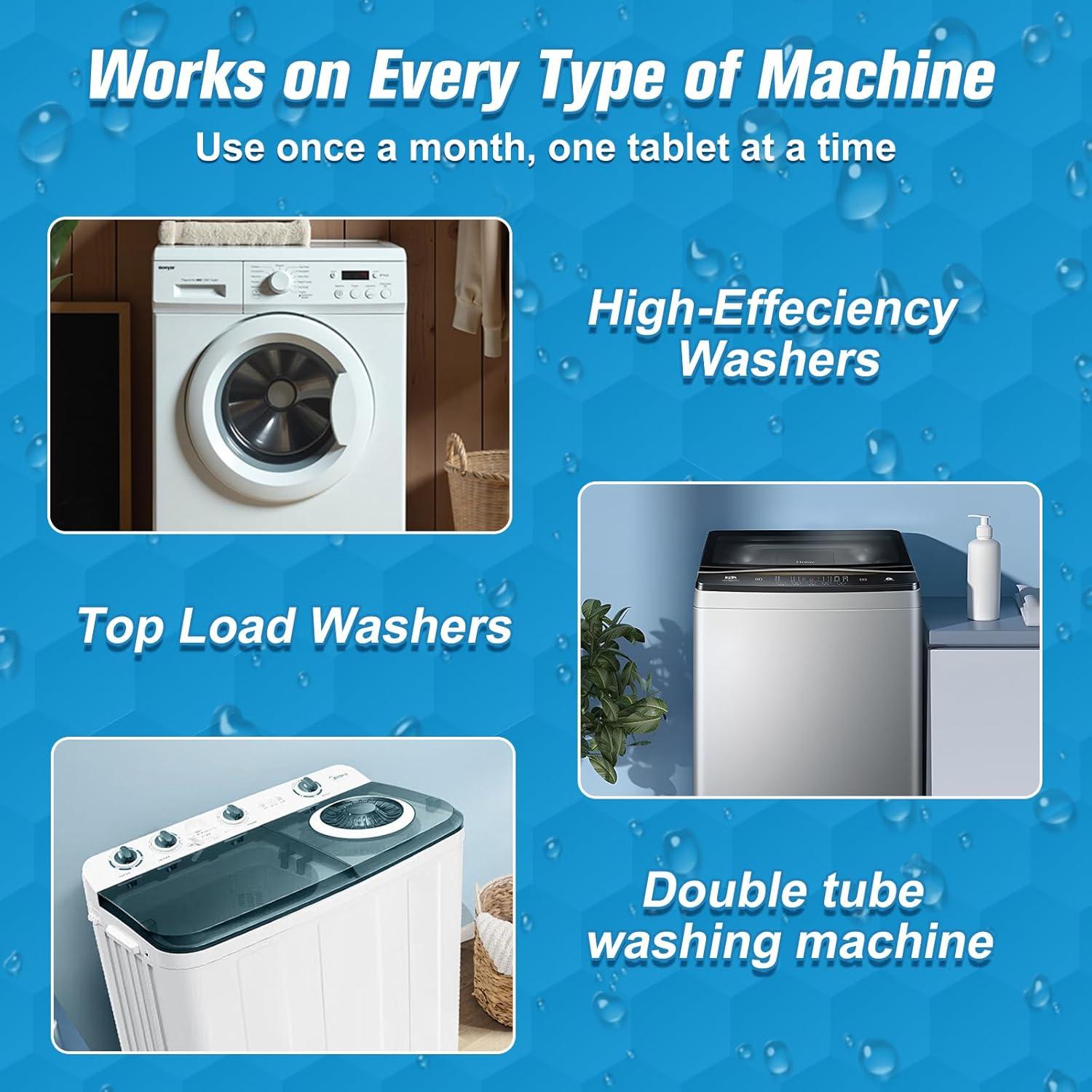 Limpiador de Lavadora FOAMSPLASHS Foam - Tabletas 6 Unidades