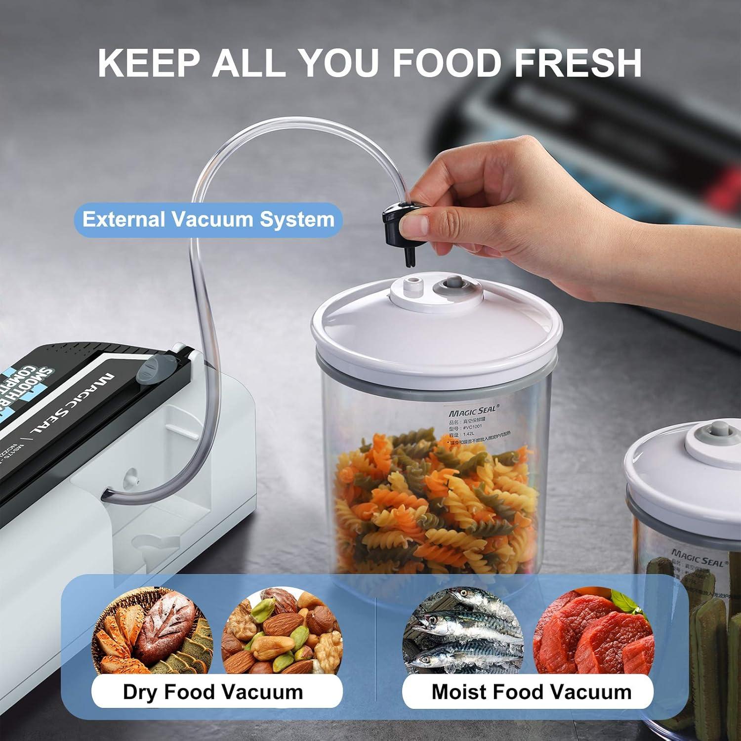 Máquina Selladora al Vacío Magic Seal MS175 220W con Boquilla