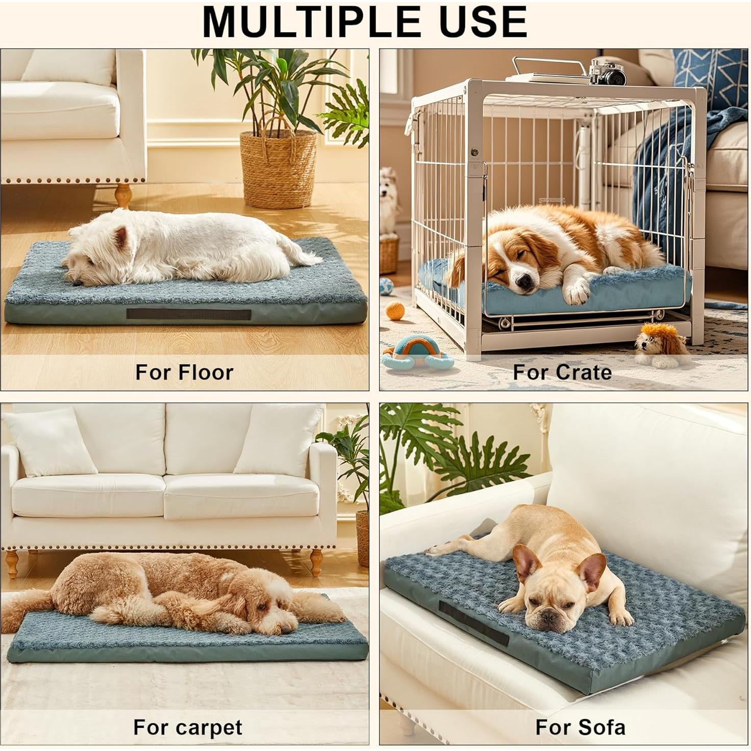 Cama ortopédica para perros Kimpets 50.8x40.6 cm con funda lavable