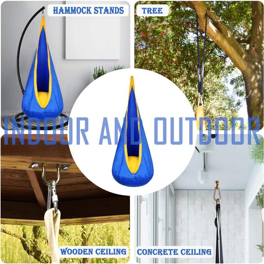 Silla Colgante Pod para Niños Funny Game 150x70 cm Azul