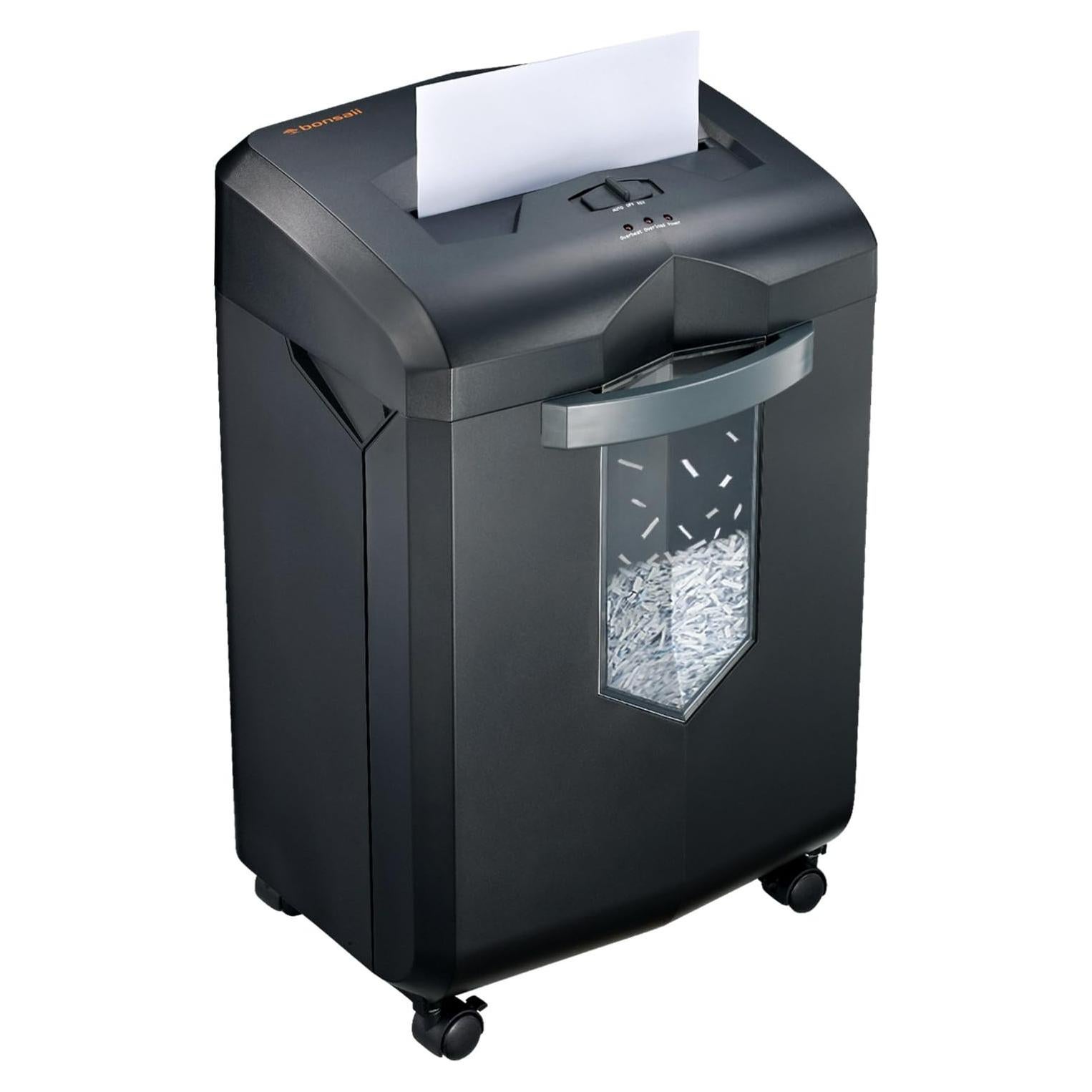 Destructora de papel Bonsaii C149-C, corte cruzado 18 hojas