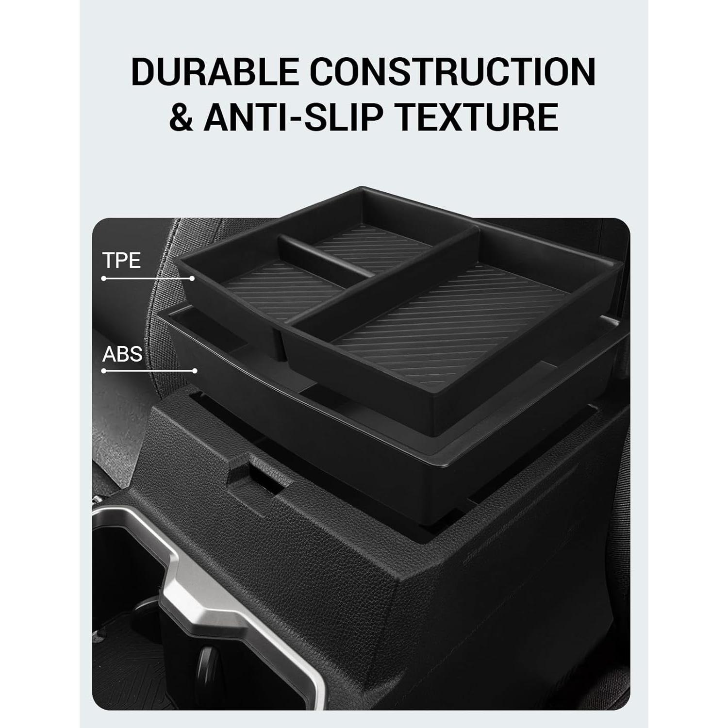 Organizador de Consola Central Ecarzo 3PCS para Toyota Tacoma 2024-2025