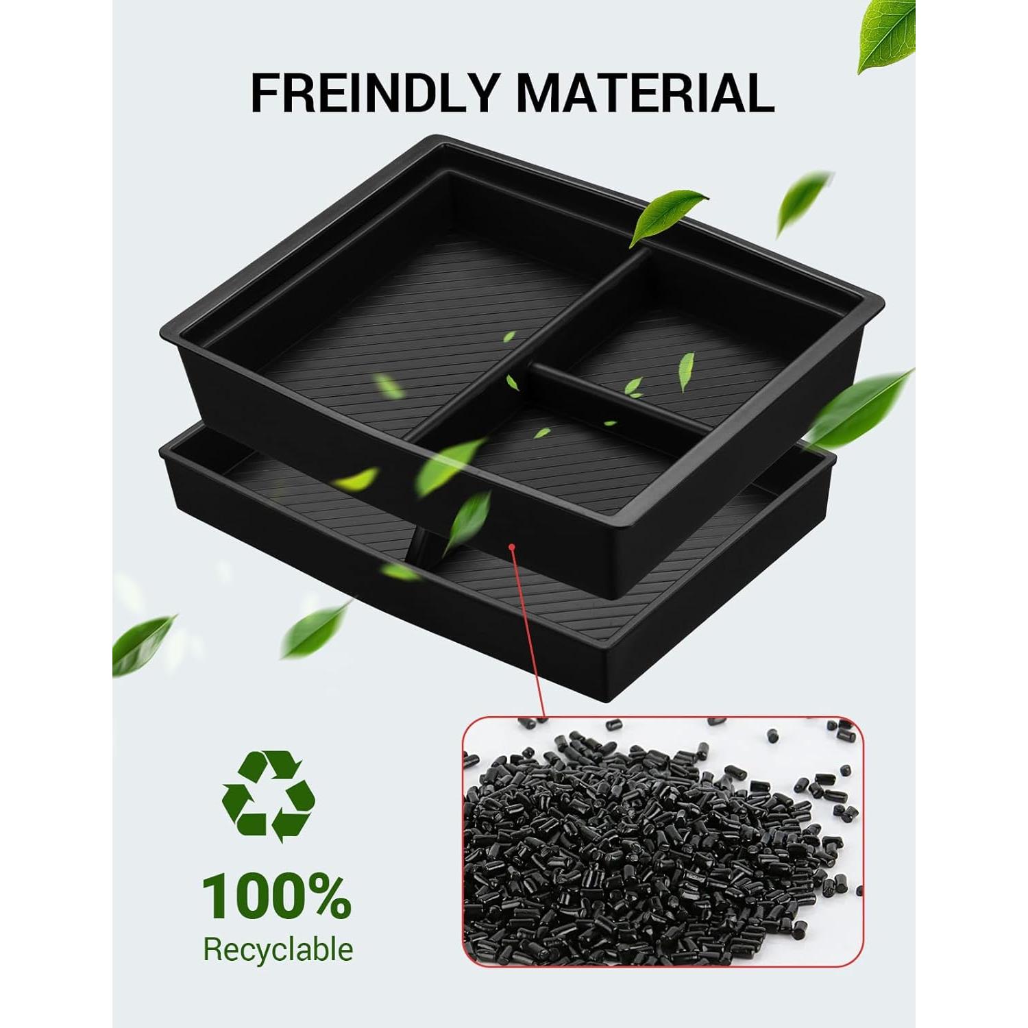 Organizador de Consola Central Ecarzo 3PCS para Toyota Tacoma 2024-2025