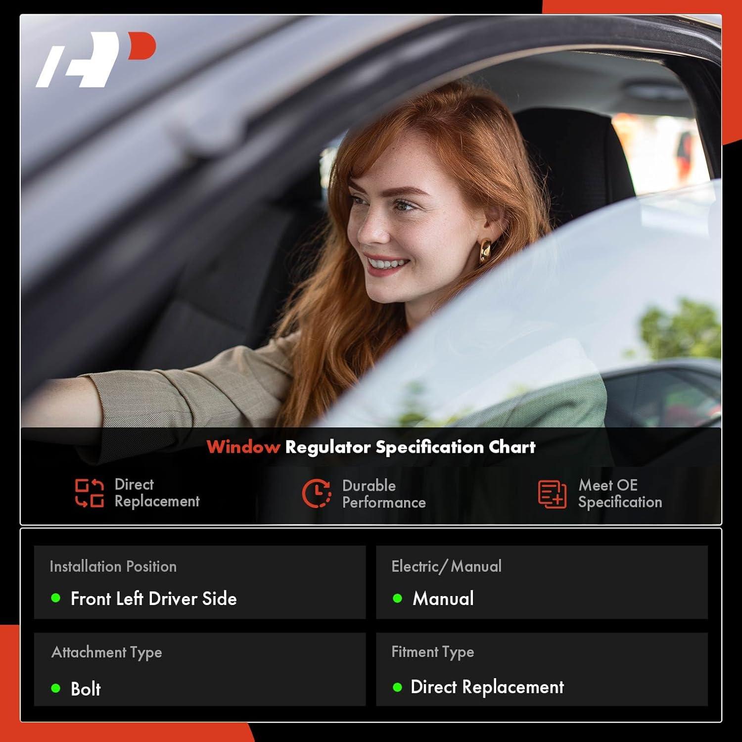 Regulador de Ventana Eléctrico A-Premium Lado Izquierdo Lexus y Toyota