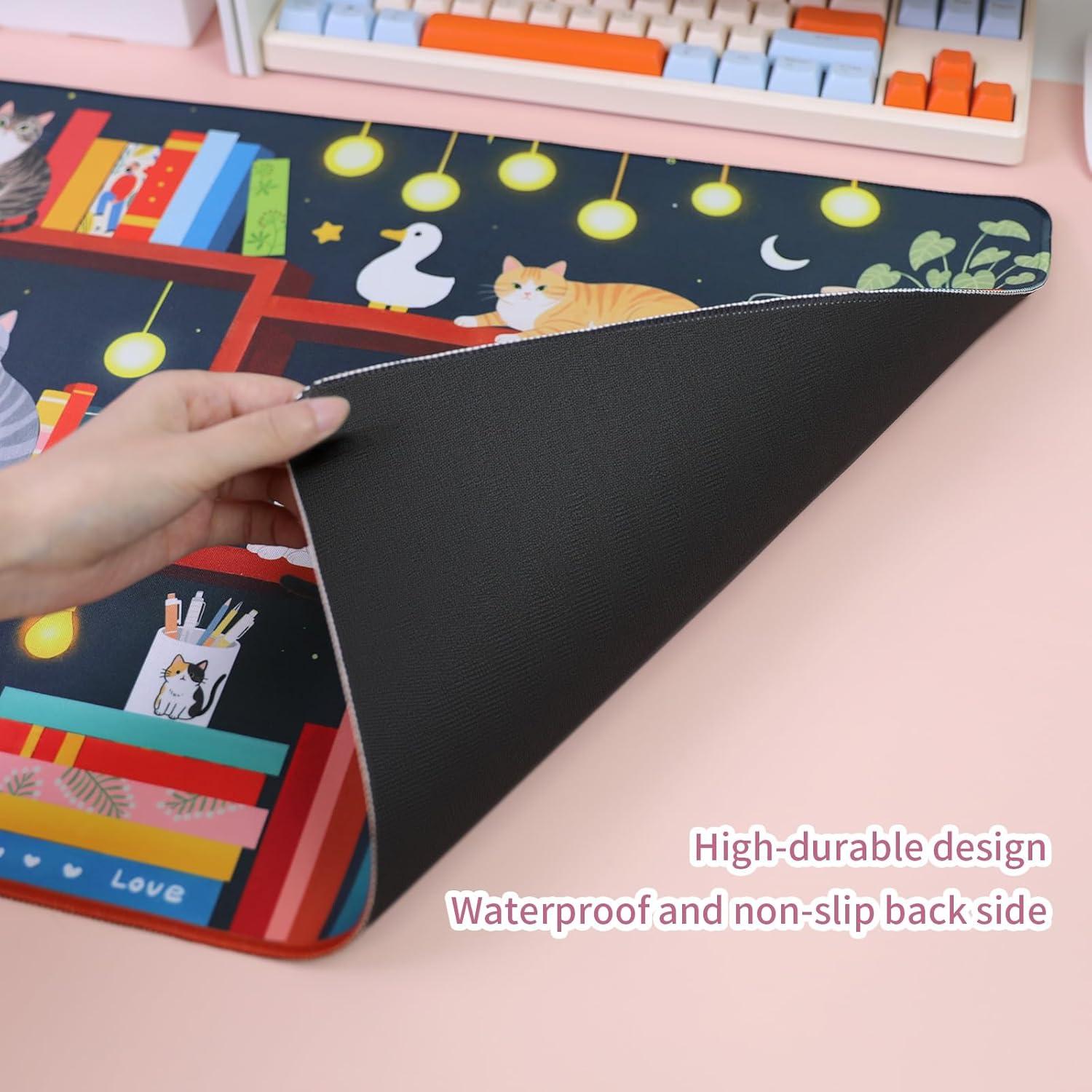 Alfombrilla de Escritorio Grande PERFECTSIGHT Gato Linda 77.5x39.9cm