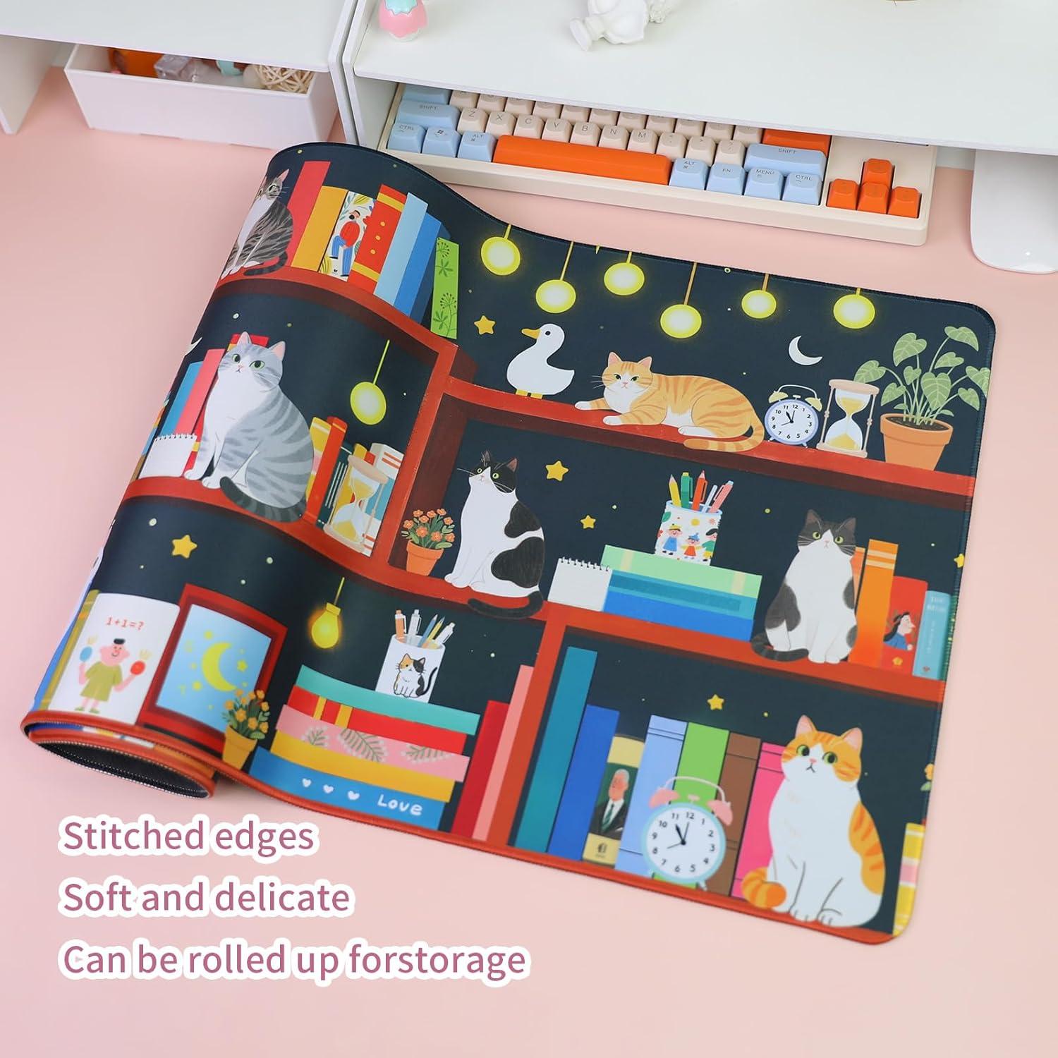 Alfombrilla de Escritorio Grande PERFECTSIGHT Gato Linda 77.5x39.9cm