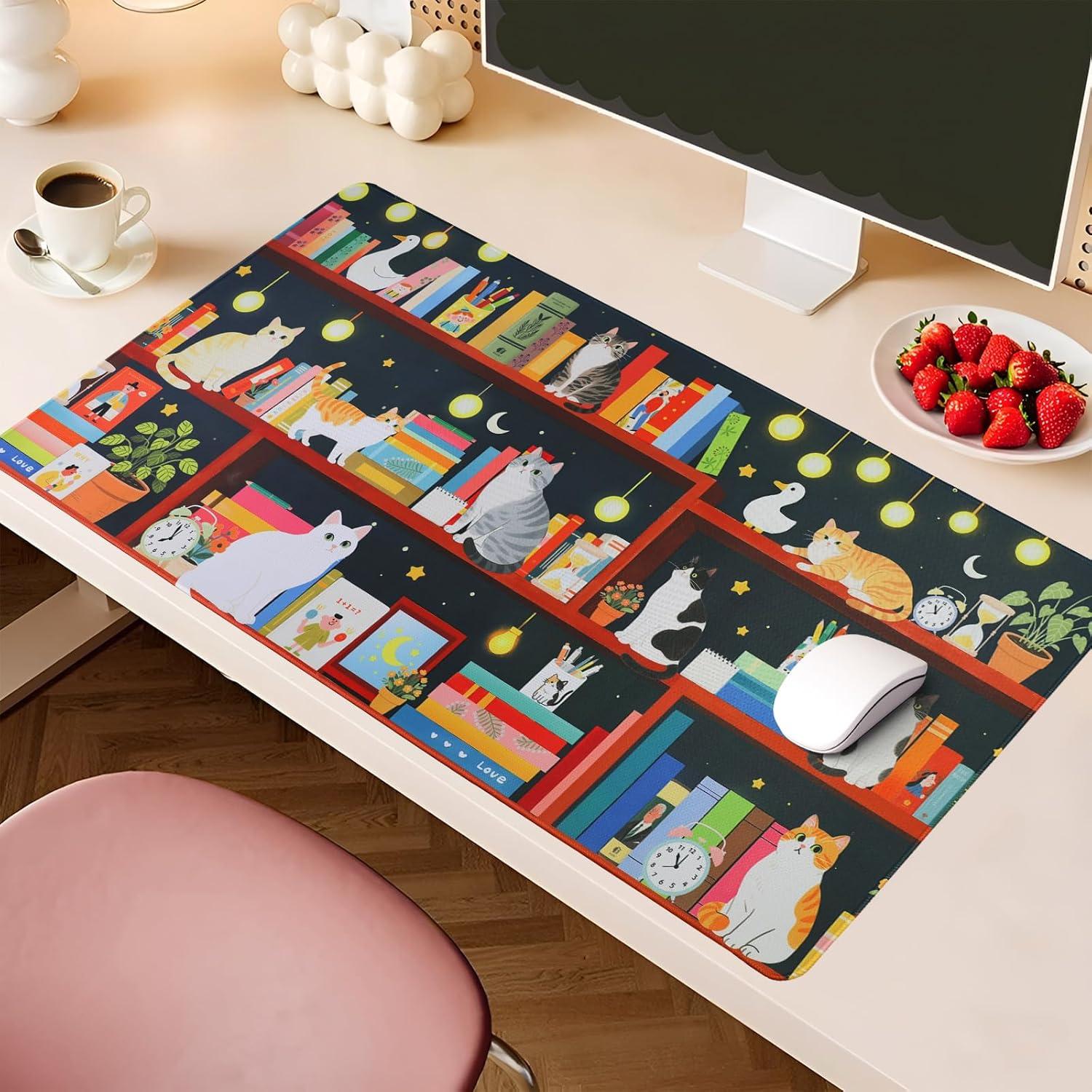 Alfombrilla de Escritorio Grande PERFECTSIGHT Gato Linda 77.5x39.9cm