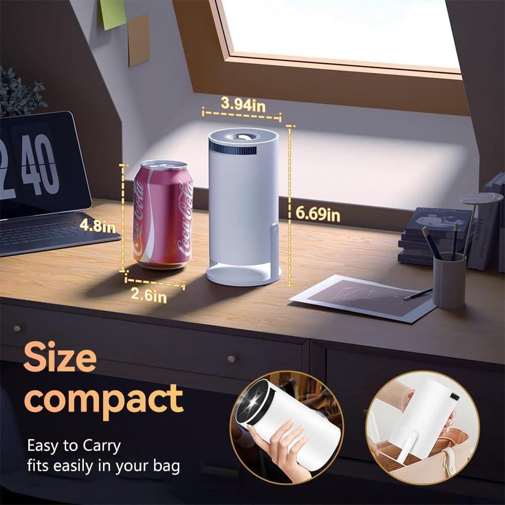 Mini Proyector LONAISCI 1080P Portátil WiFi 6 Bluetooth 5.2