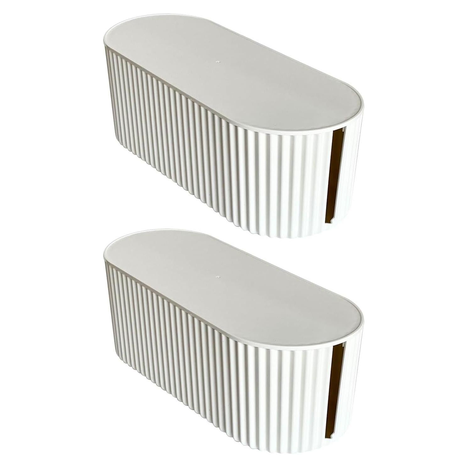 Paquete de 2 Cajas Organizadoras de Cables NINEWEEN Grande