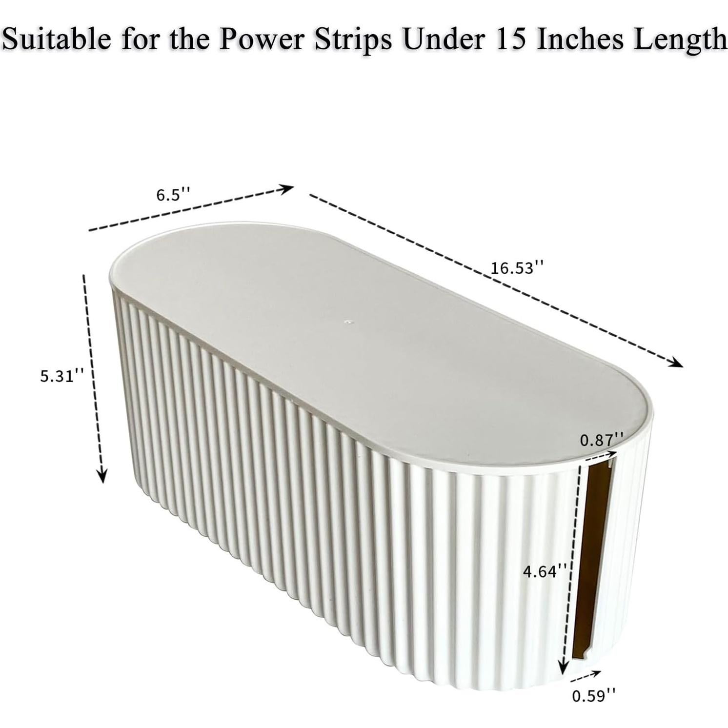 Paquete de 2 Cajas Organizadoras de Cables NINEWEEN Grande