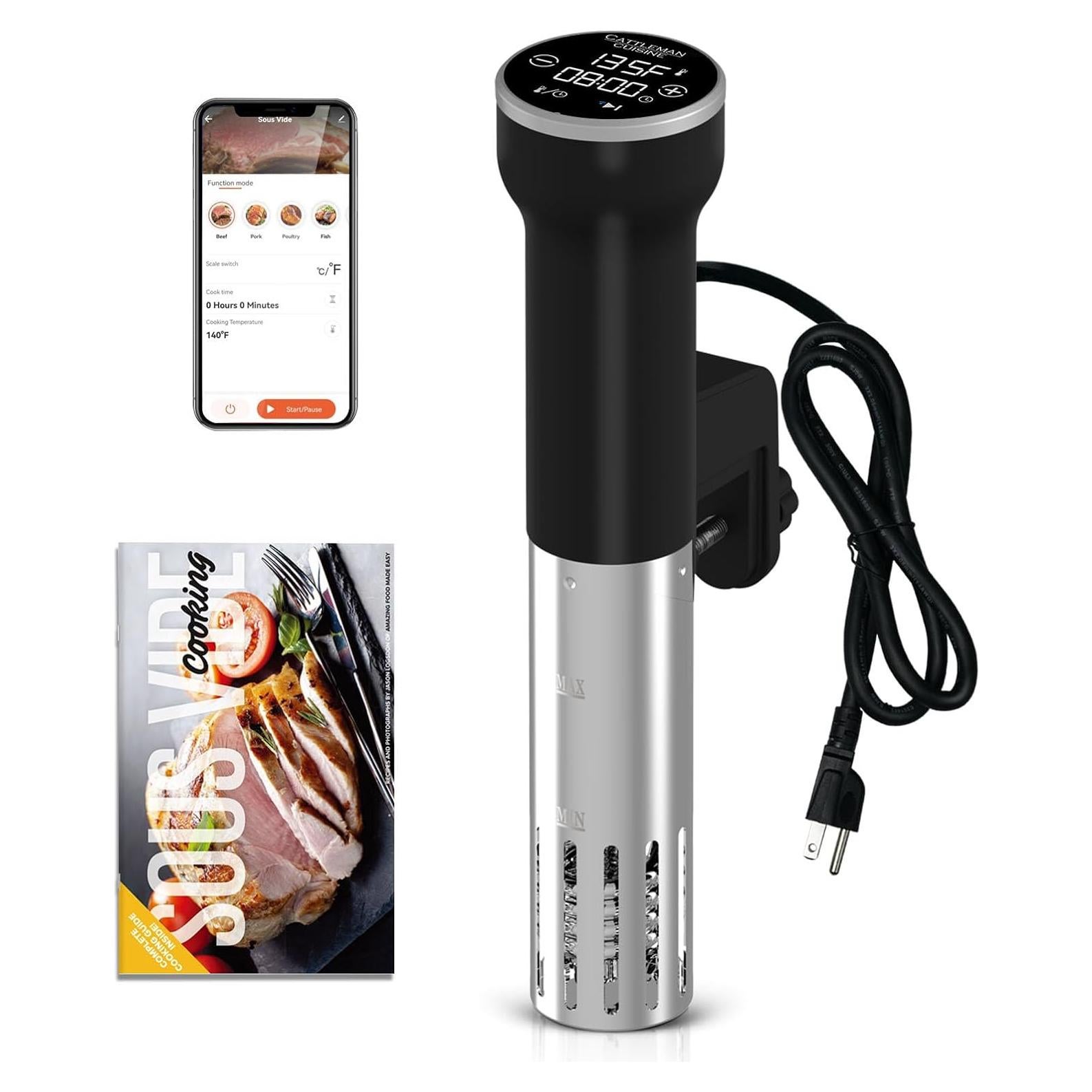 Cocinero Sous Vide Wi-Fi Cattleman Cuisine 1000W 16L