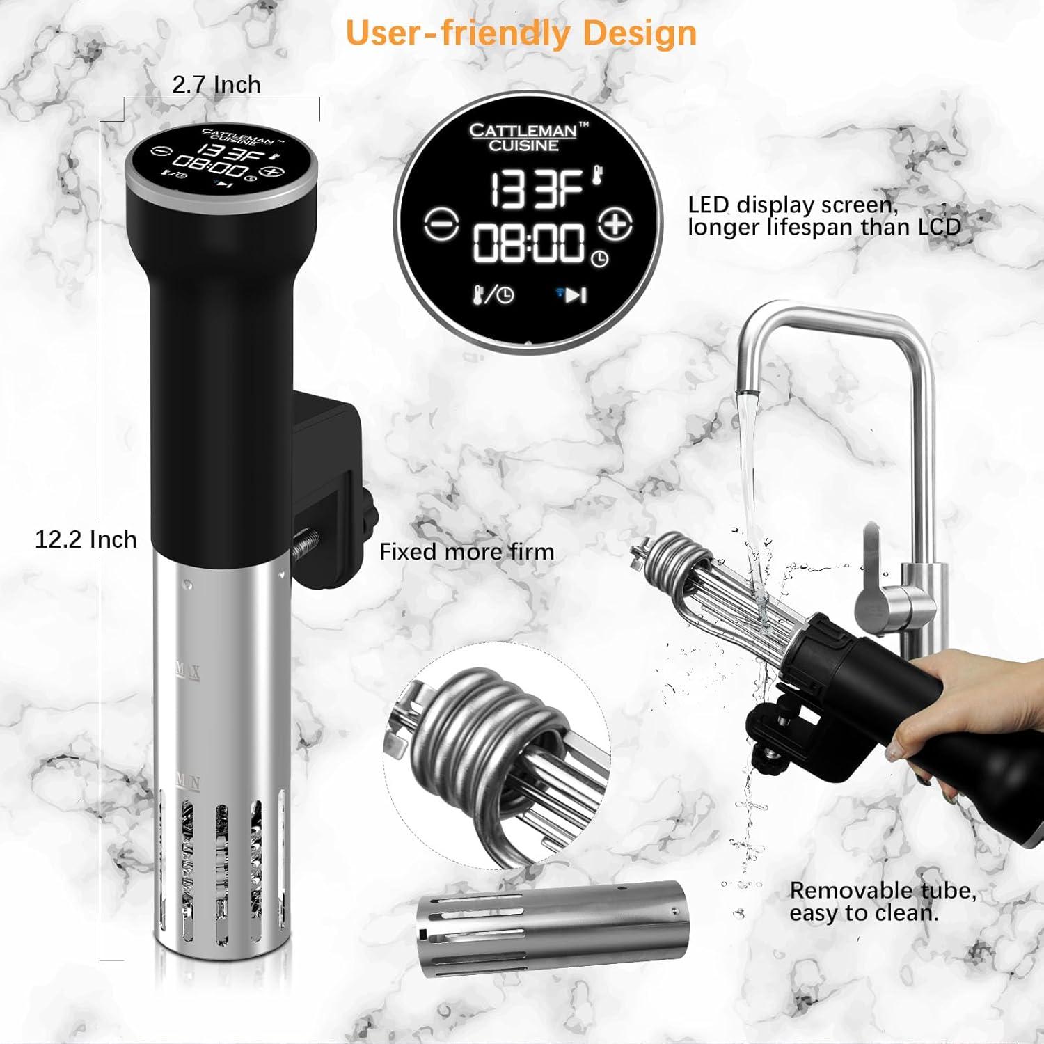 Cocinero Sous Vide Wi-Fi Cattleman Cuisine 1000W 16L