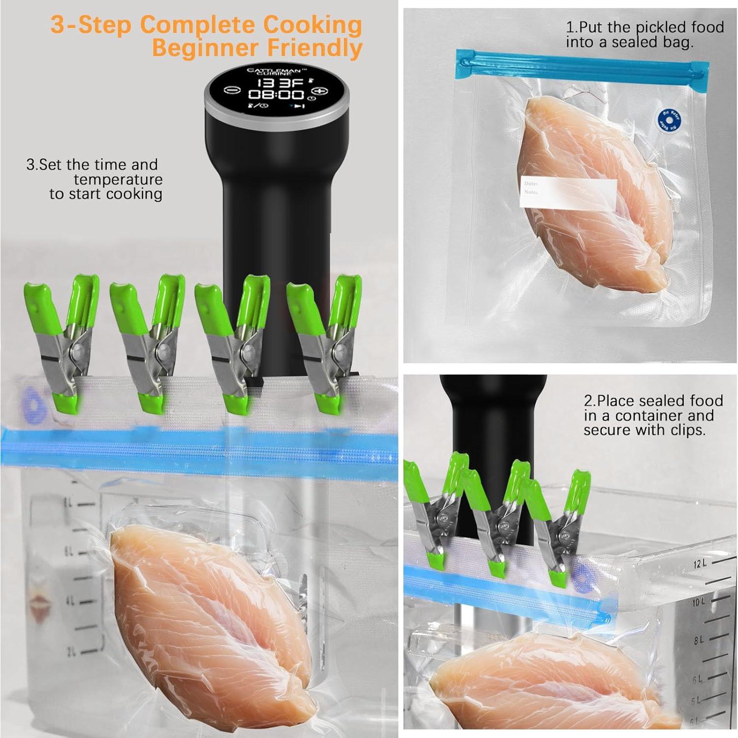 Cocinero Sous Vide Wi-Fi Cattleman Cuisine 1000W 16L