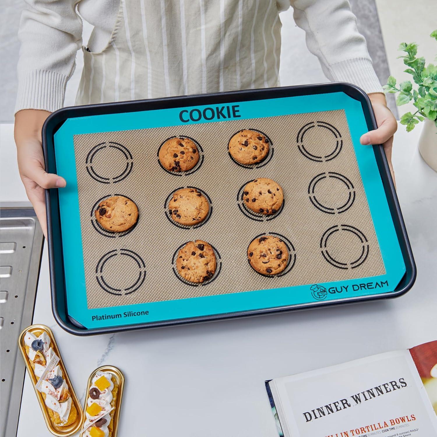 Set de 4 Tapetes de Silicona GUYDREMAT para Hornear