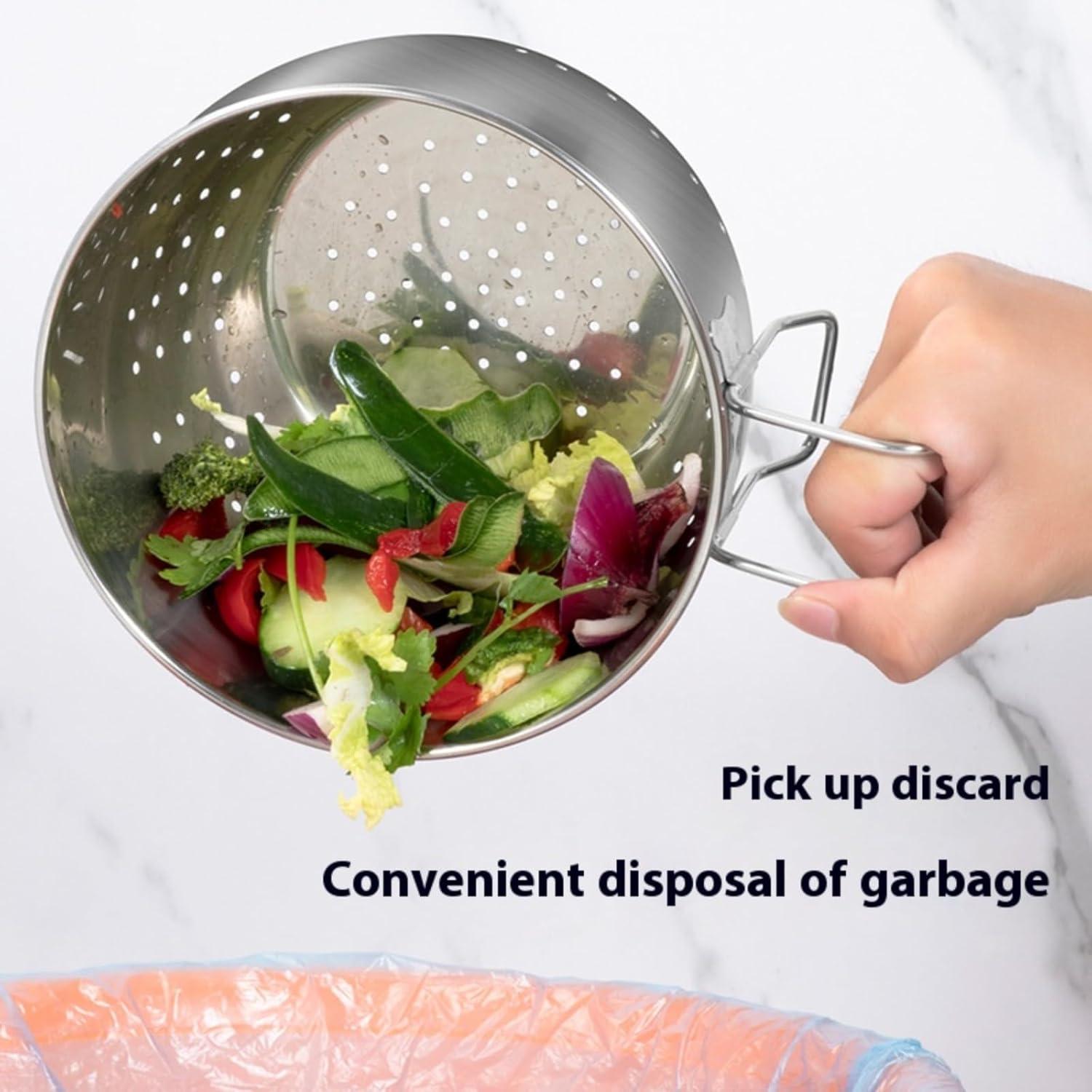 Colador Colgante Acero Inoxidable Jihocrex 21x10 cm Multifuncional