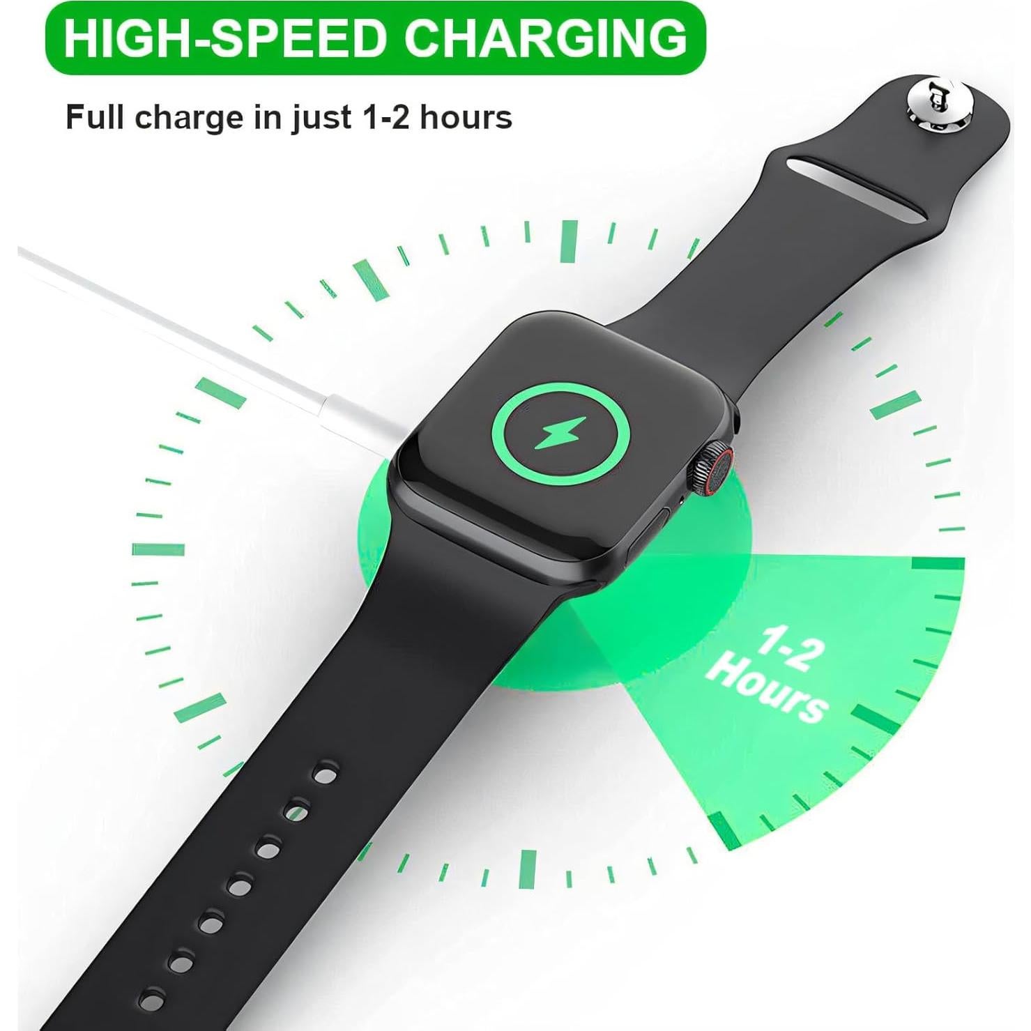 Cable de Cargador Magnético para Apple Watch 1M - Carga Rápida