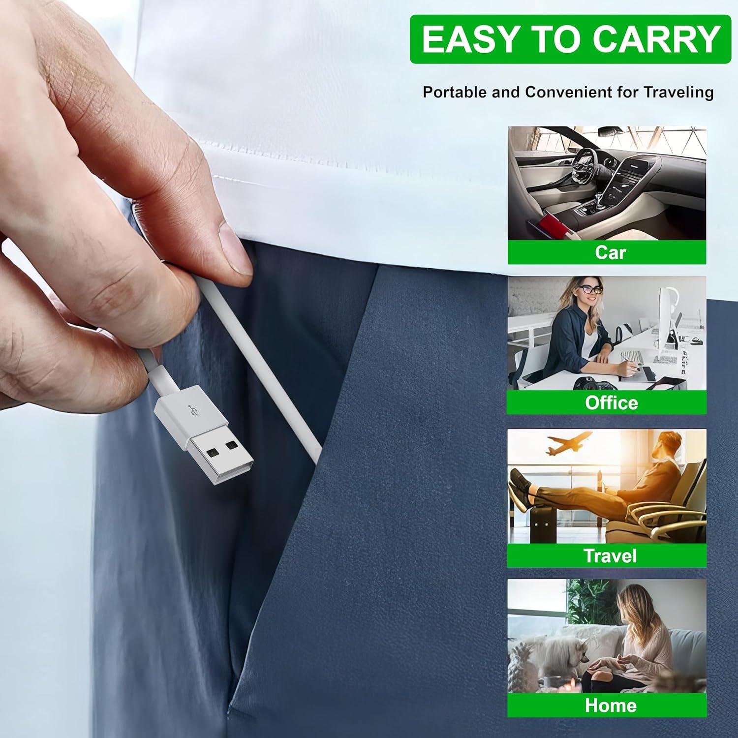 Cable de Cargador Magnético para Apple Watch 1M - Carga Rápida