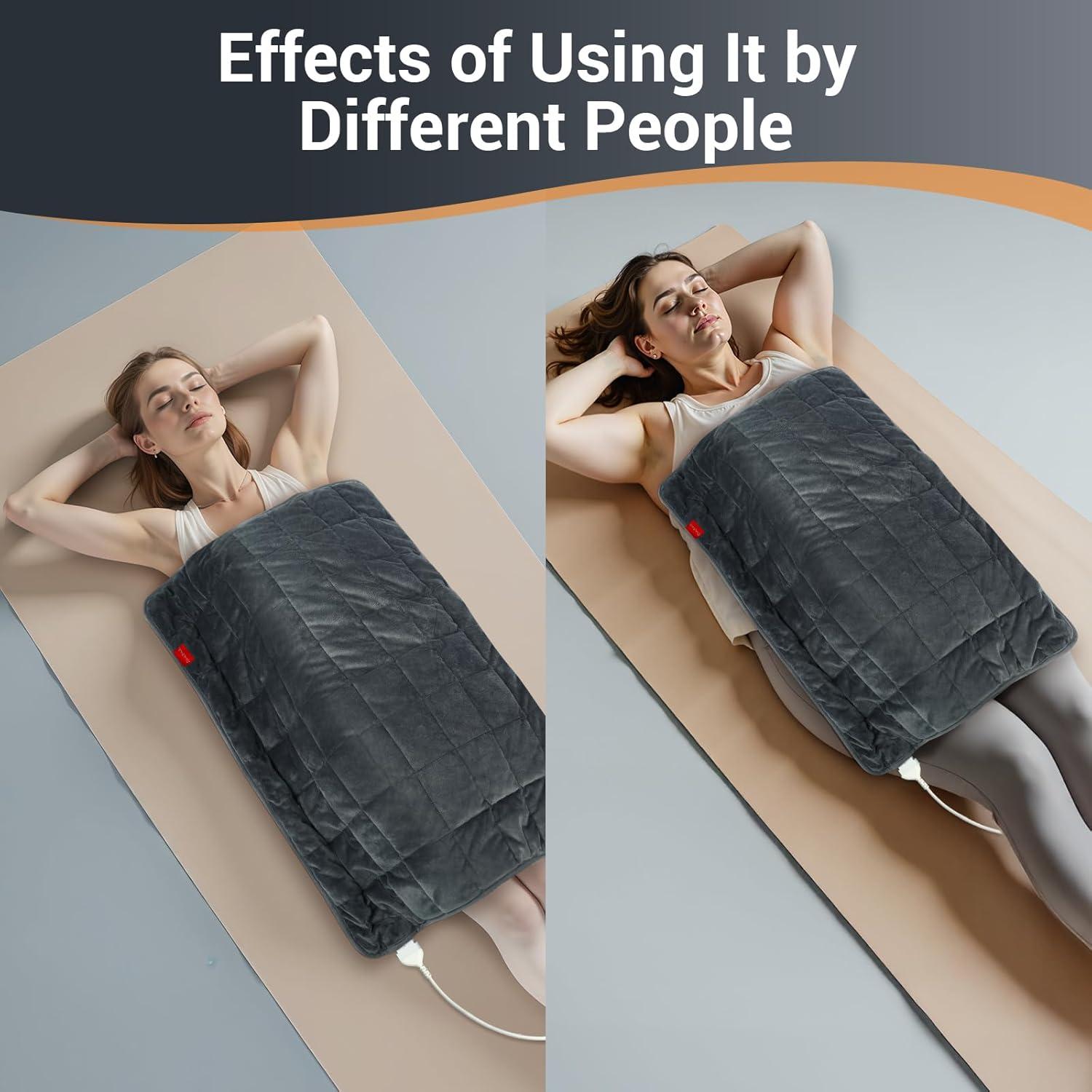 Almohadilla Térmica Eléctrica Comfytemp 43x84 cm para Alivio de Dolor