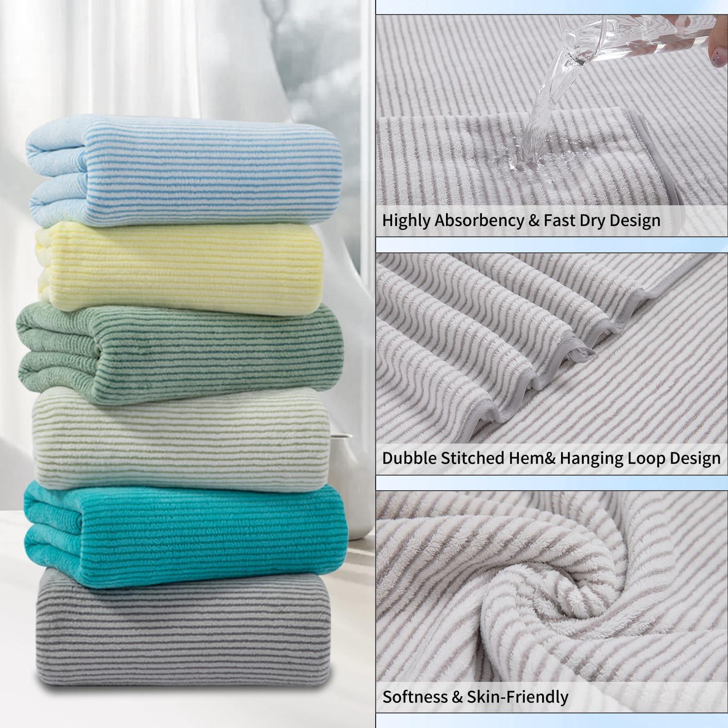 Juego de Toallas de Baño 4 Piezas Jessy Home Microfibra Beige