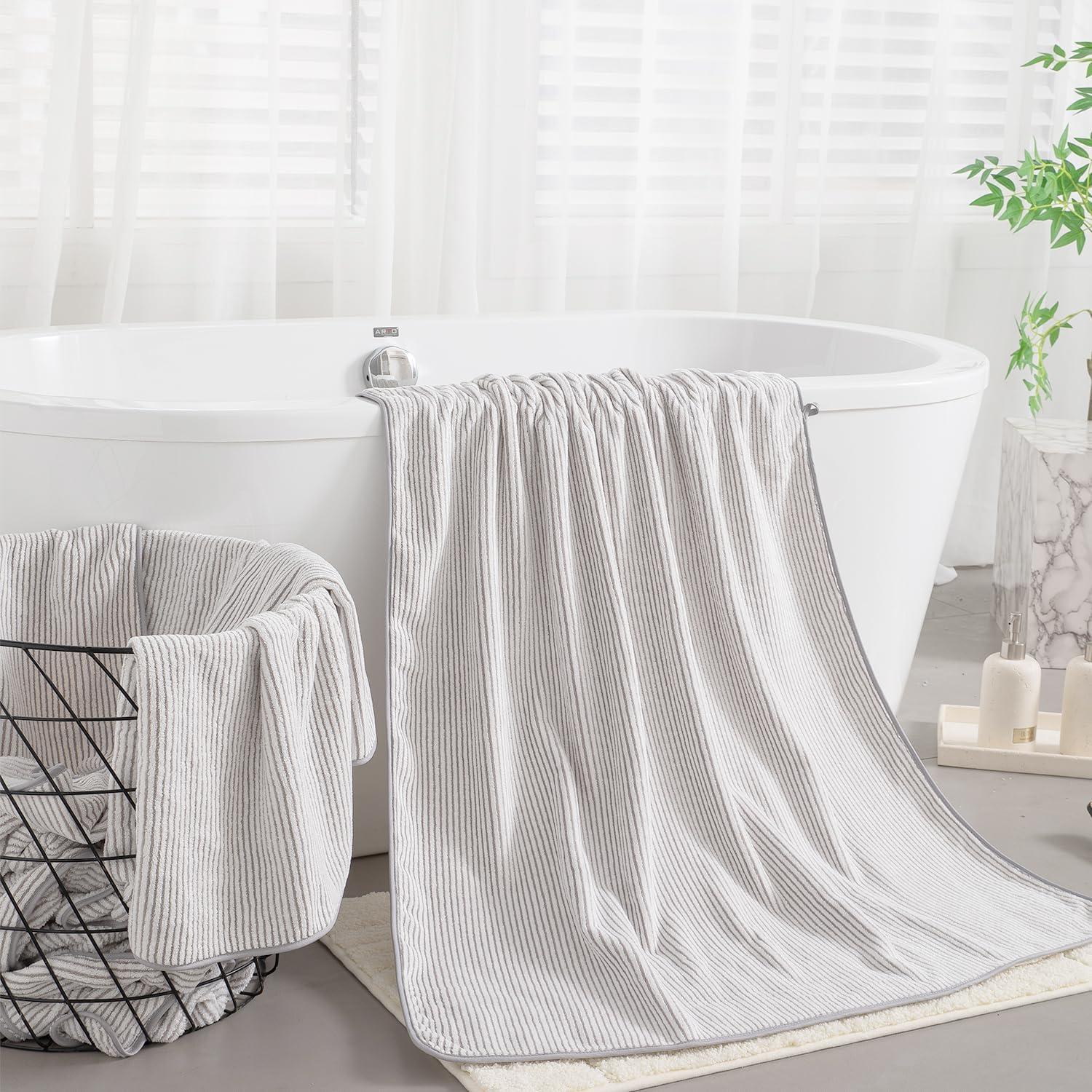 Juego de Toallas de Baño 4 Piezas Jessy Home Microfibra Beige