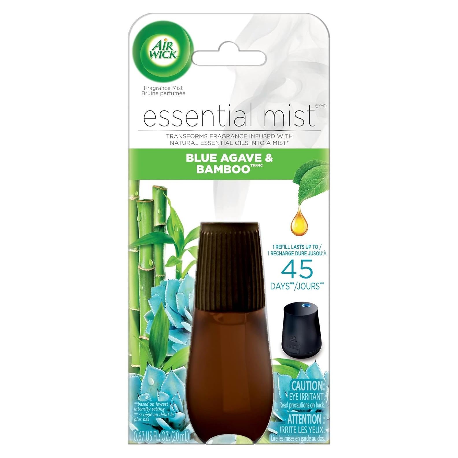 Recarga Air Wick Essential Mist 19.84 ml Agave Azul y Bambú