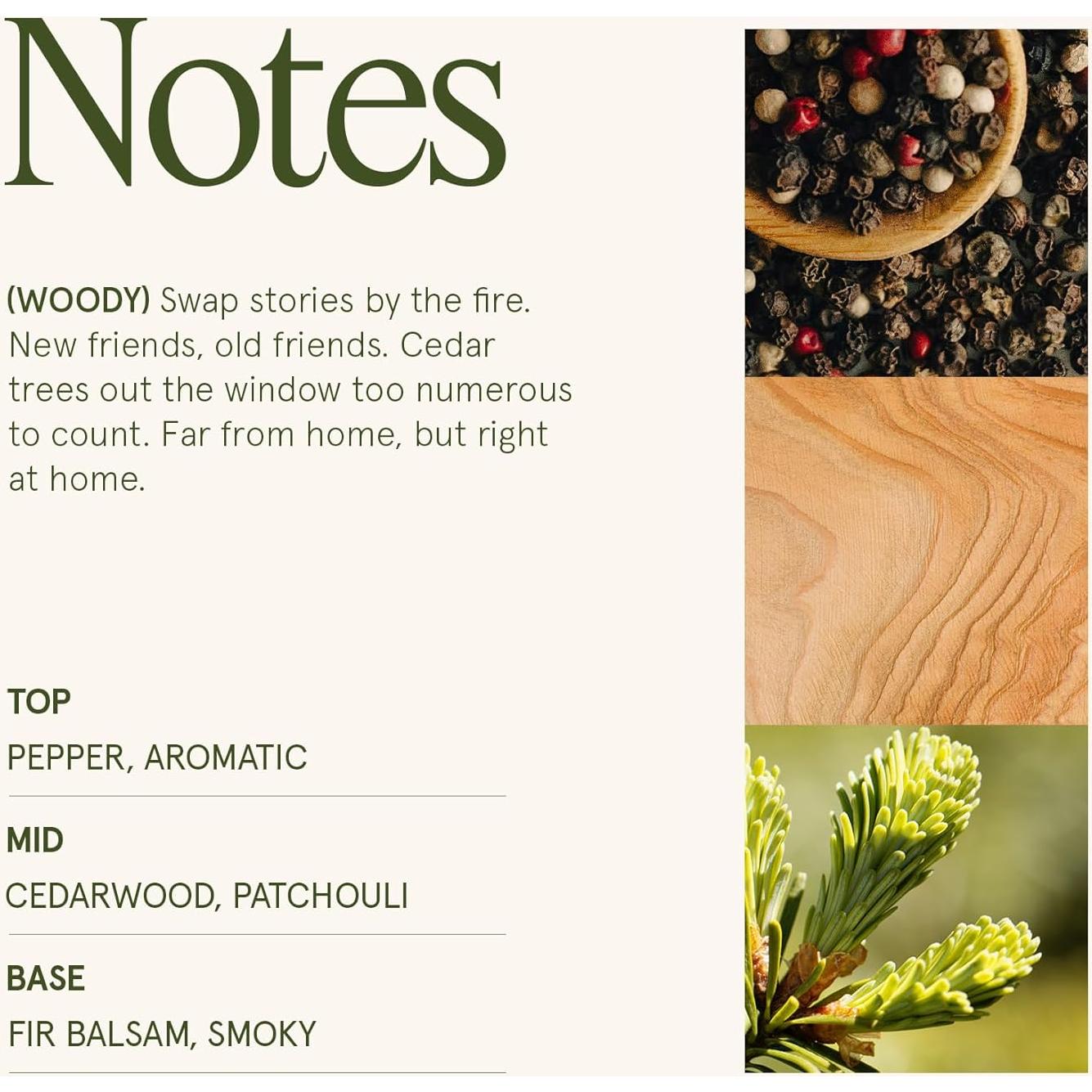 Vela de Soja Natural LA JOLIE MUSE Cedro y Ciprés 285g