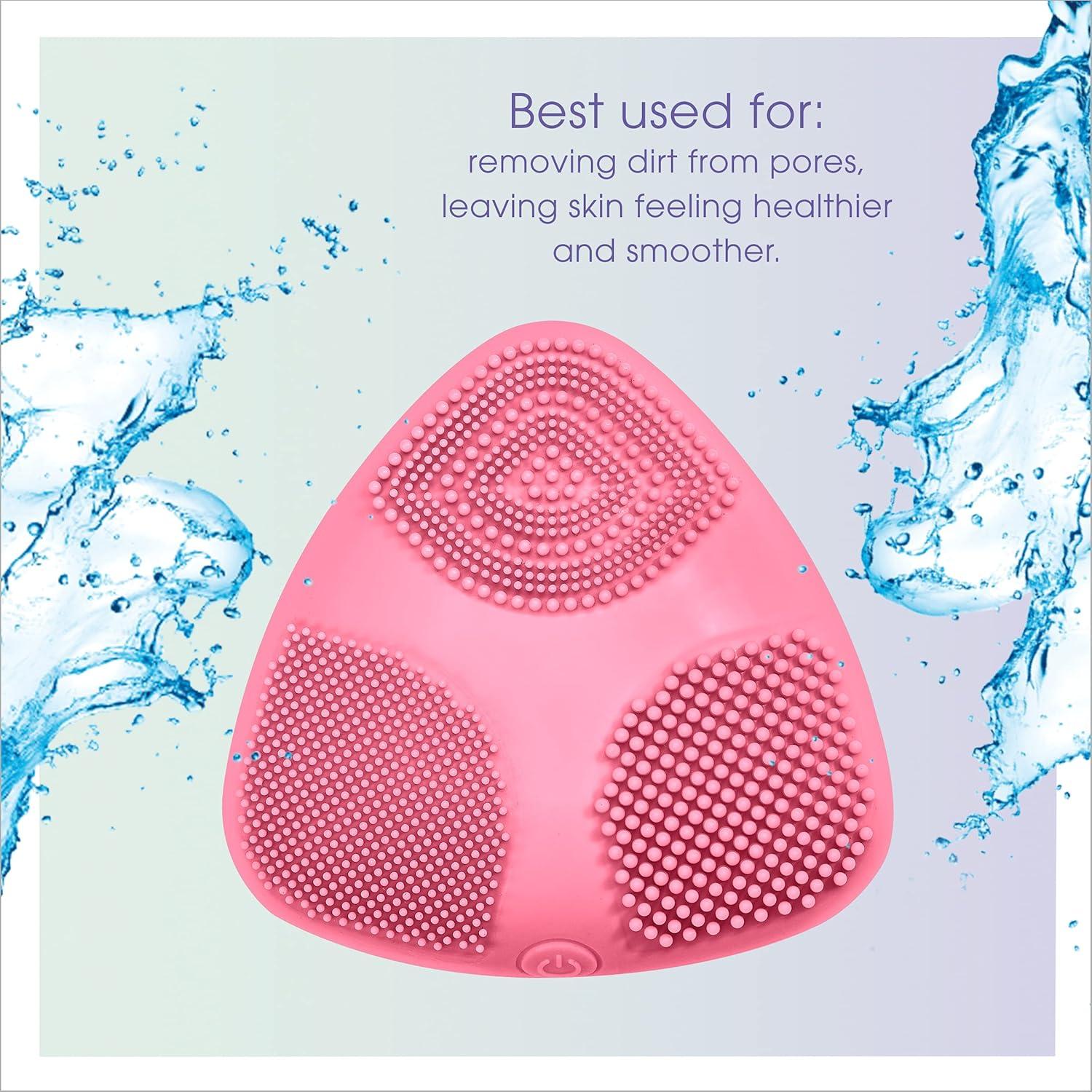 Cepillo Facial de Silicona Conair True Glow Skinpod Rosa