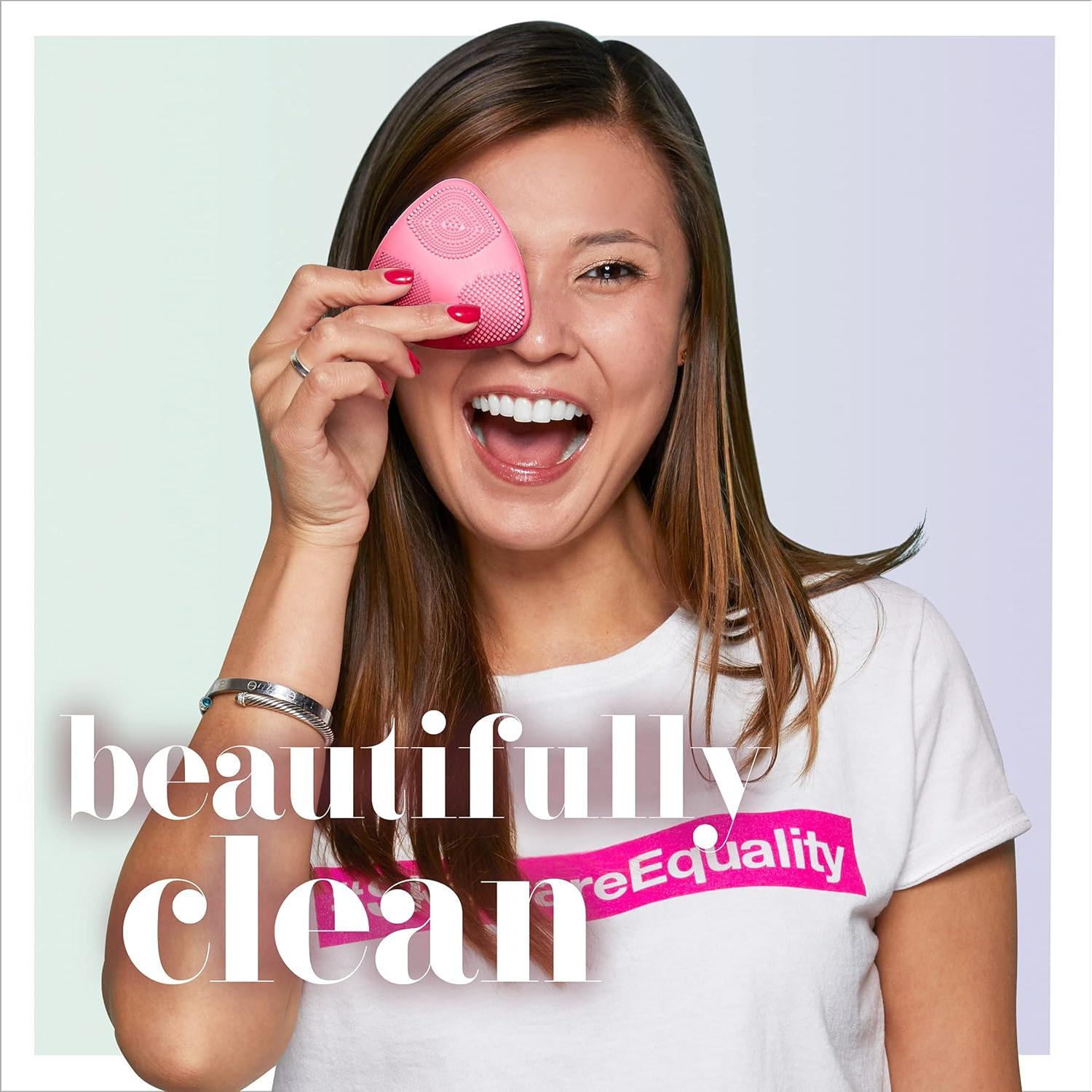 Cepillo Facial de Silicona Conair True Glow Skinpod Rosa