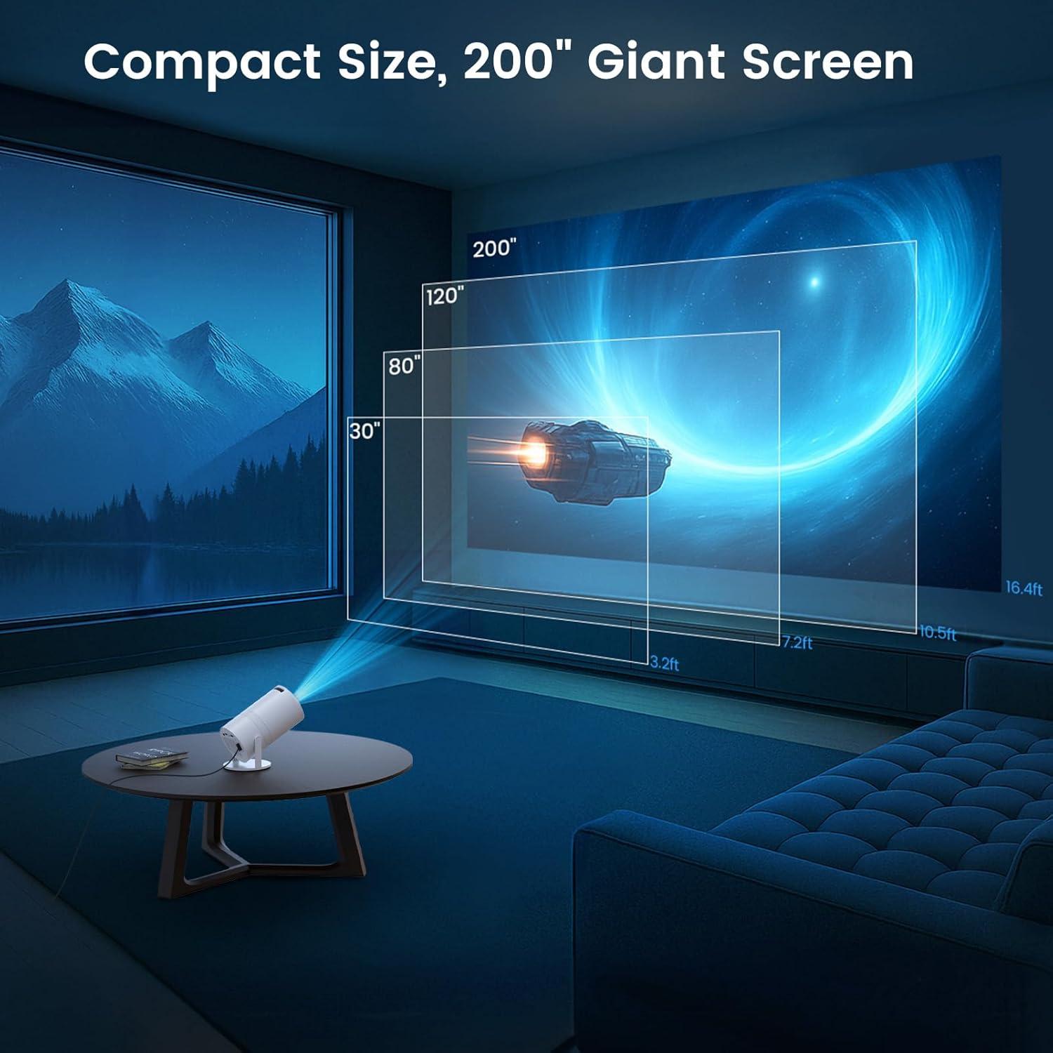 Mini Proyector Portátil Tecaki X3 1080P HD WiFi Bluetooth