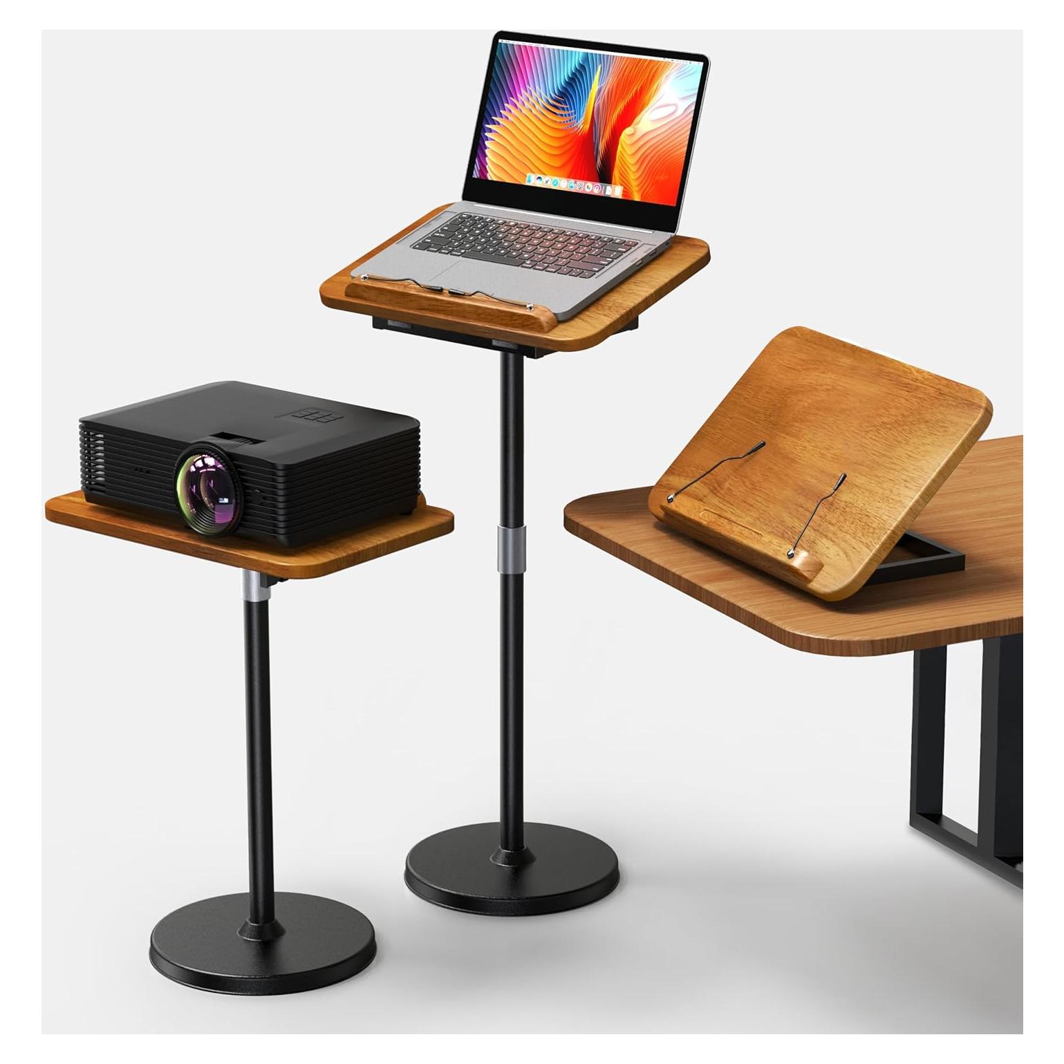 Soporte de Piso 2 en 1 NAMON para Laptop Altura Ajustable 42-130 cm