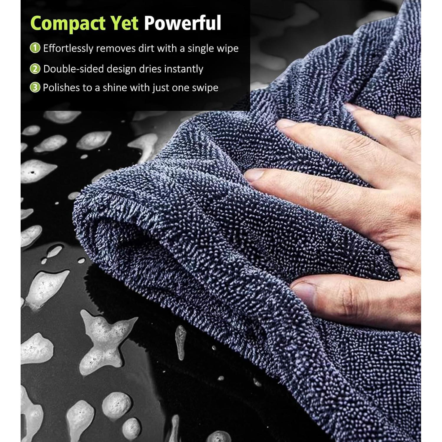 Toallas de Secado Microfibra YeewayVeh 40.64cm 2 Piezas Verde