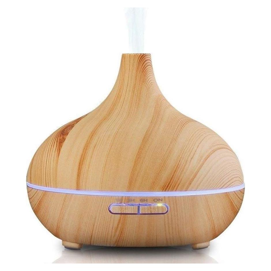 Difusor de Aceite Esencial JoySusie 500ml Madera Marrón