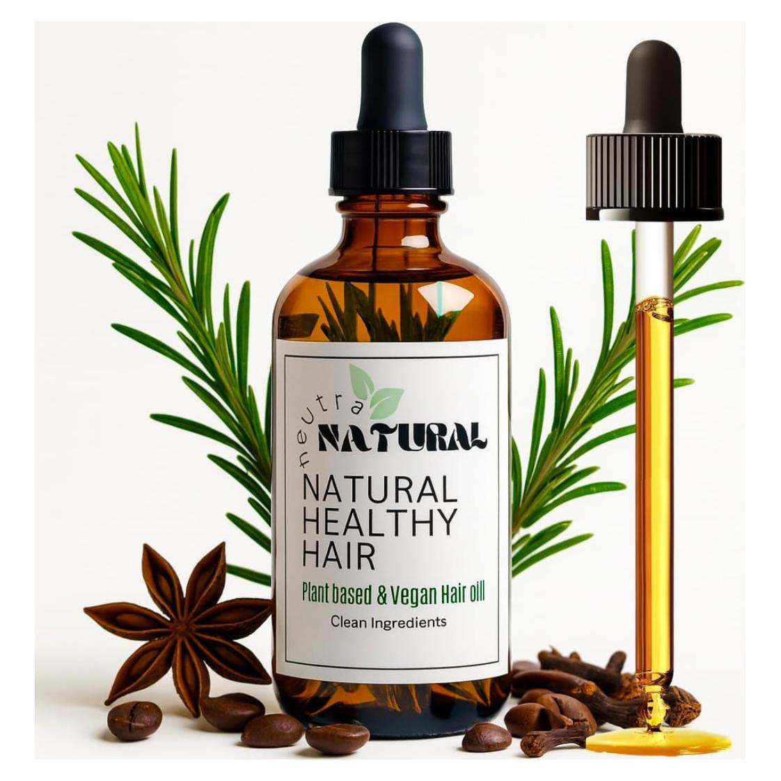 Aceite para Cabello Neutra Natural 59 ml - 100% Vegano y Natural
