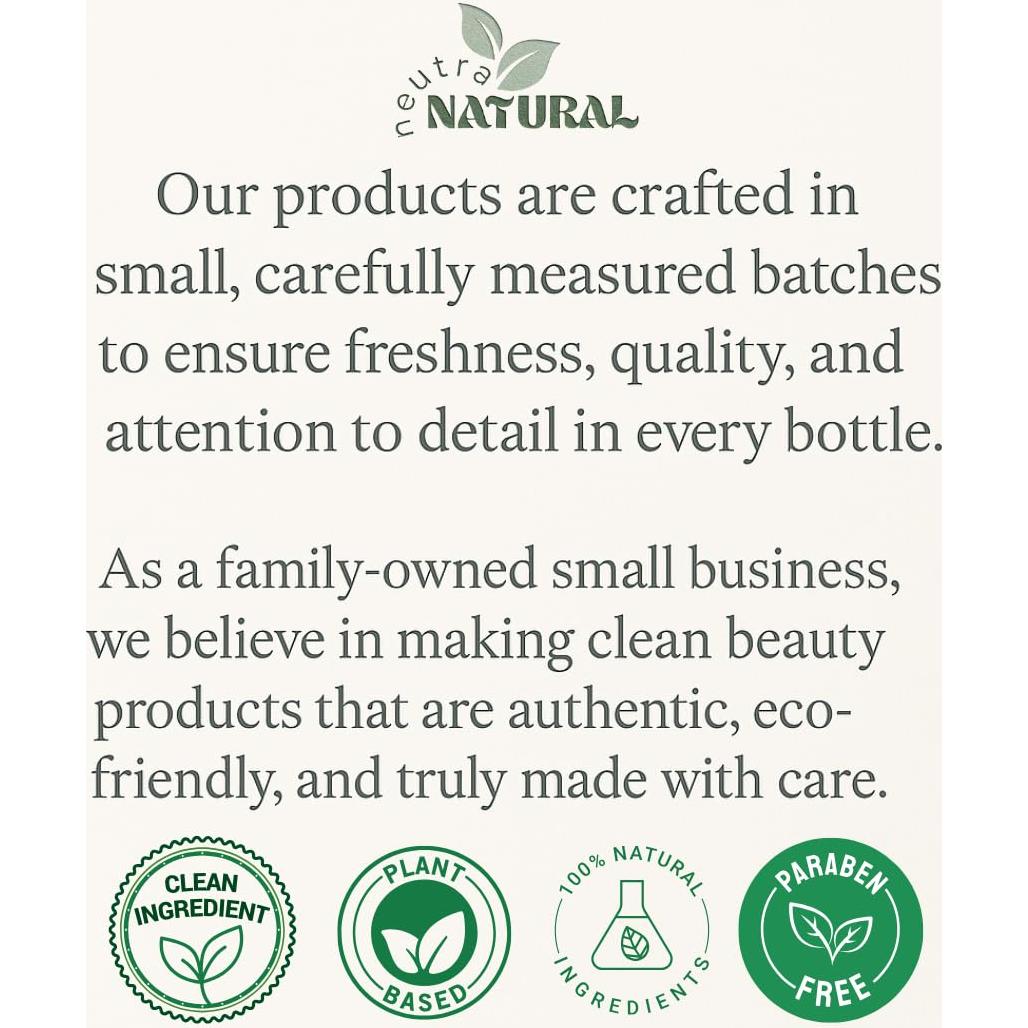 Aceite para Cabello Neutra Natural 59 ml - 100% Vegano y Natural