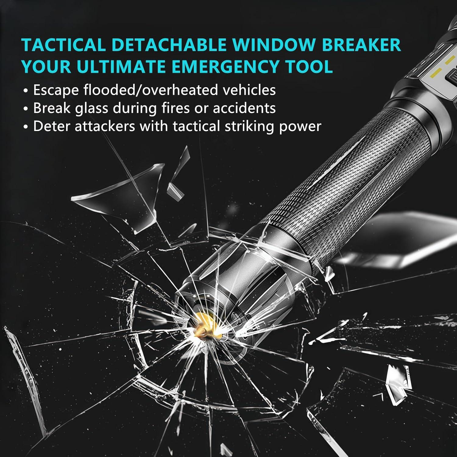 Linterna Recargable AKISONG X928 10,000 Lúmenes USB-C Impermeable