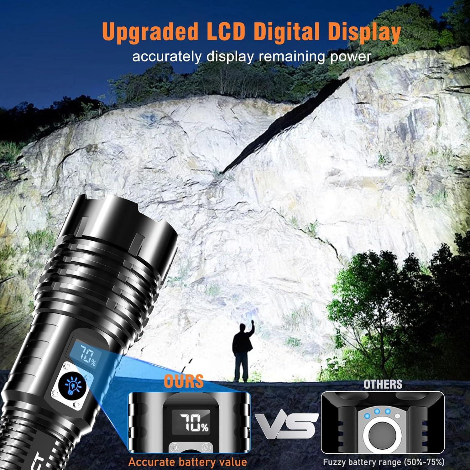 Linterna Recargable Sunitact ST1695 2000 Lúmenes LED IP67