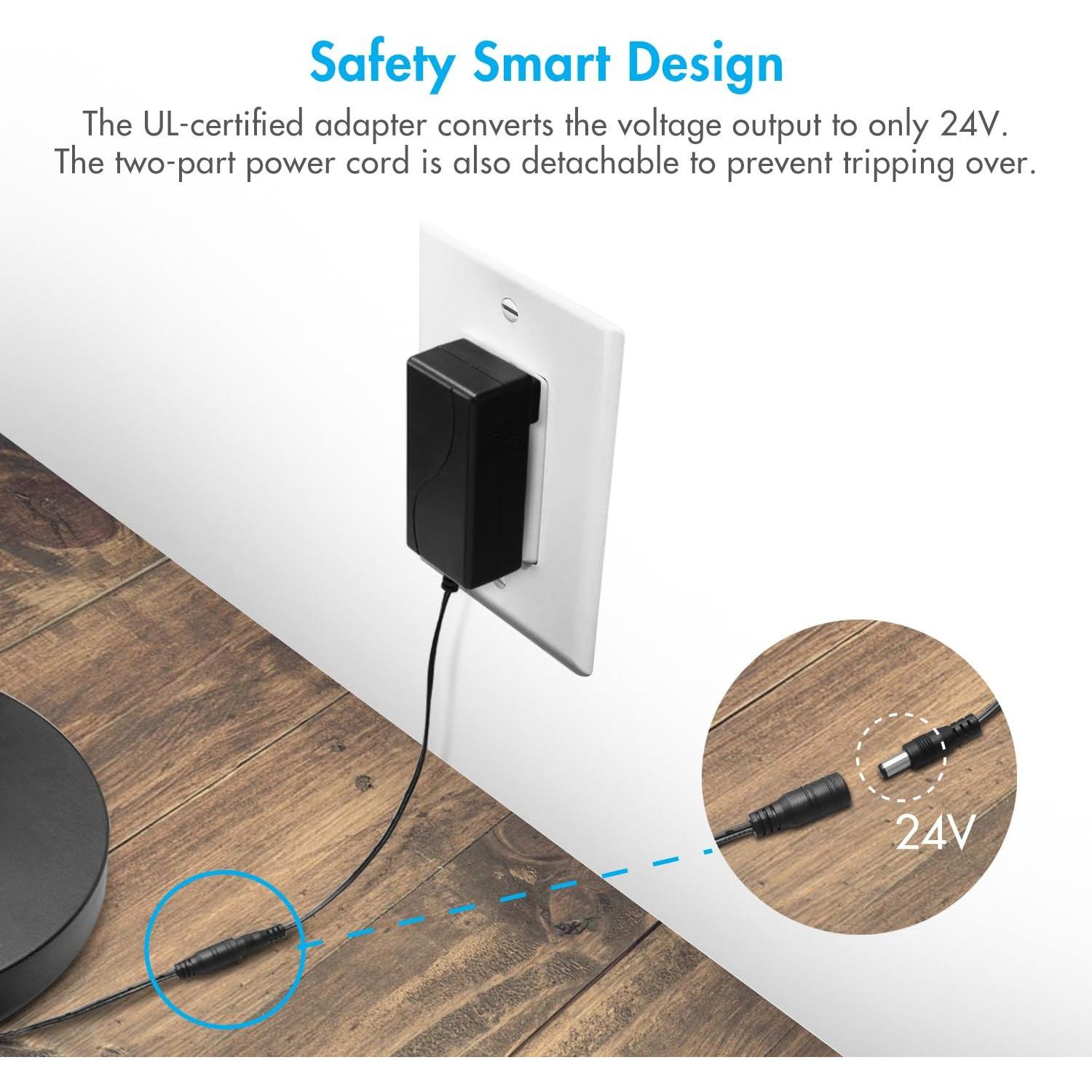 Lámpara de Pie LED Tenergy Torchiere 3000L 30W Control Remoto