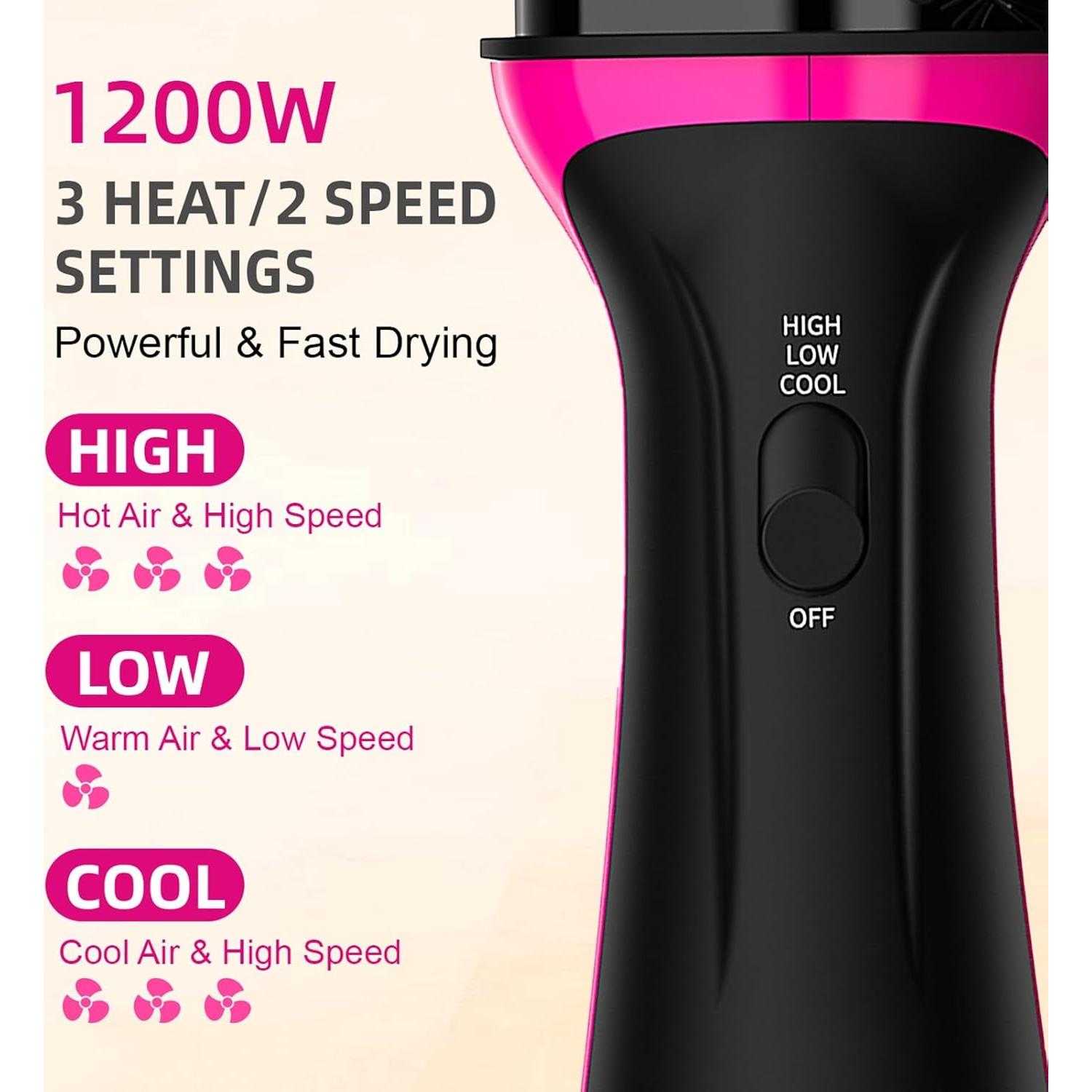 Cepillo Secador de Cabello Doble Voltaje Plus 2.0 1200W