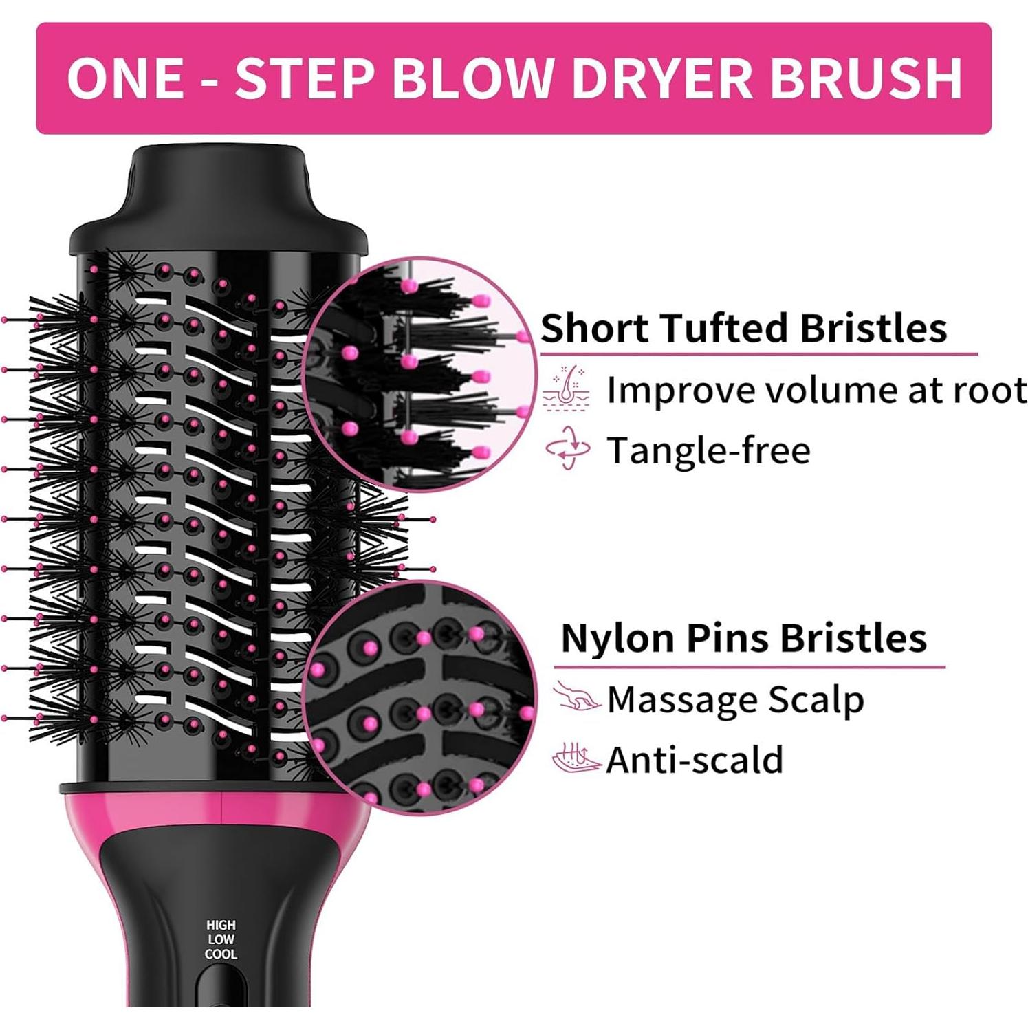 Cepillo Secador de Cabello Doble Voltaje Plus 2.0 1200W