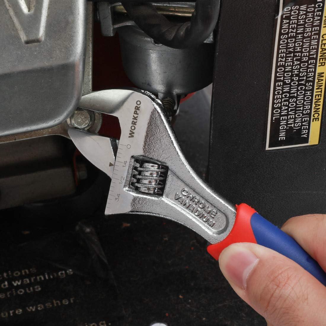 Conjunto de Llaves Ajustables WORKPRO 3 Piezas 160-250mm