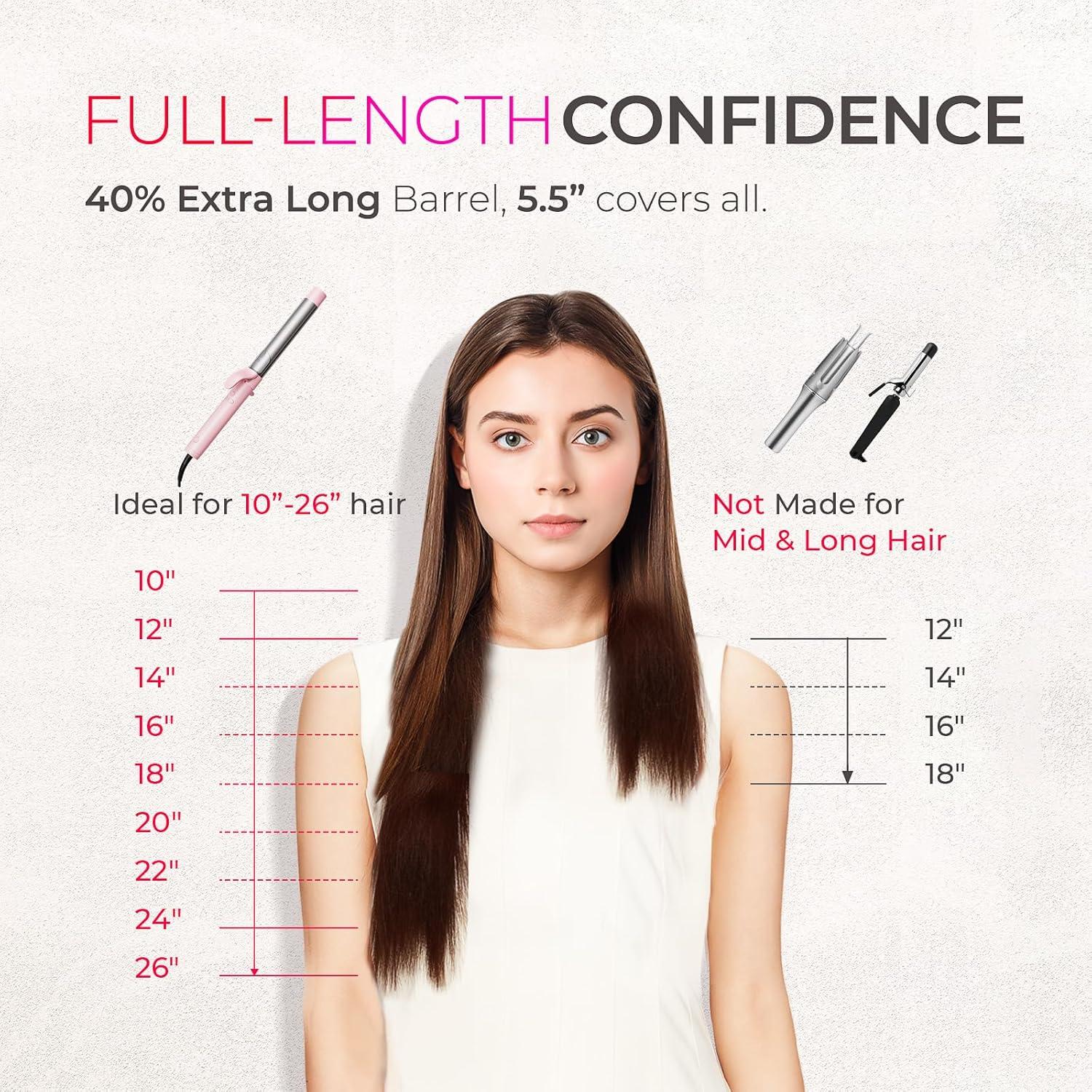 Plancha de Rizar Automática TYMO HC501PM 1" Rosa Cerámica