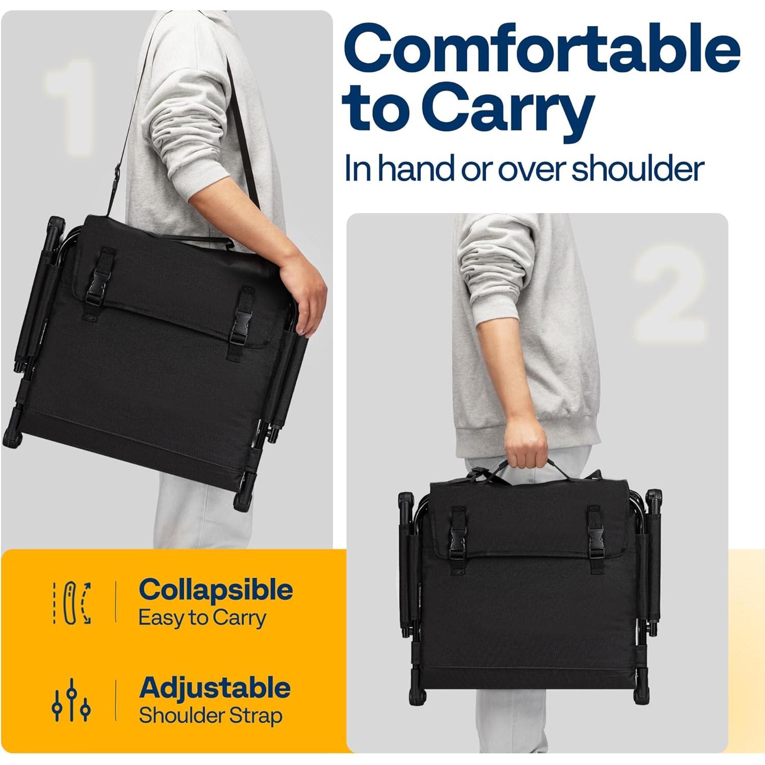 Asiento de Estadio Plegable VIVOHOME con Soporte y Cojín