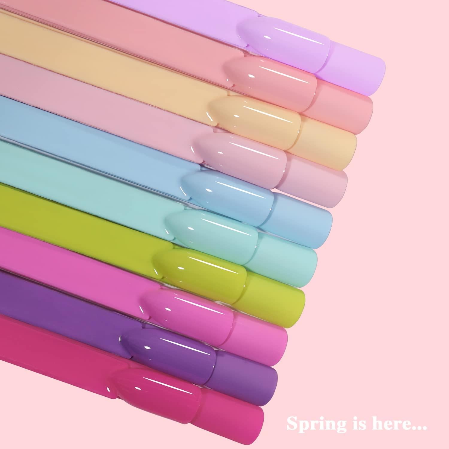 Set de Esmalte de Uñas Gel Neon Pastel Beautpal 10pcs 7ml